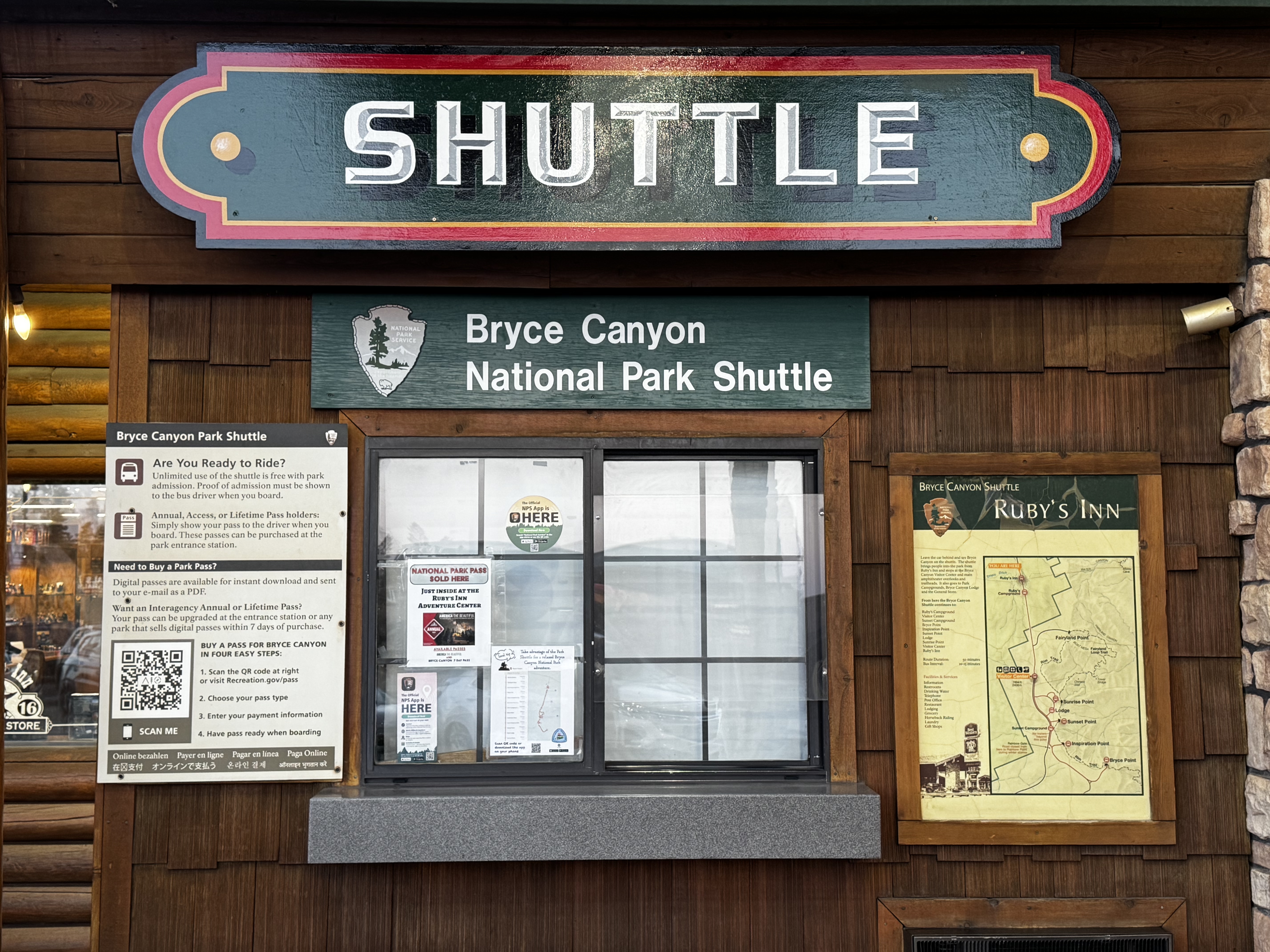 Best Western Plus Rubys Inn Bryce Canyon National Park shuttle info