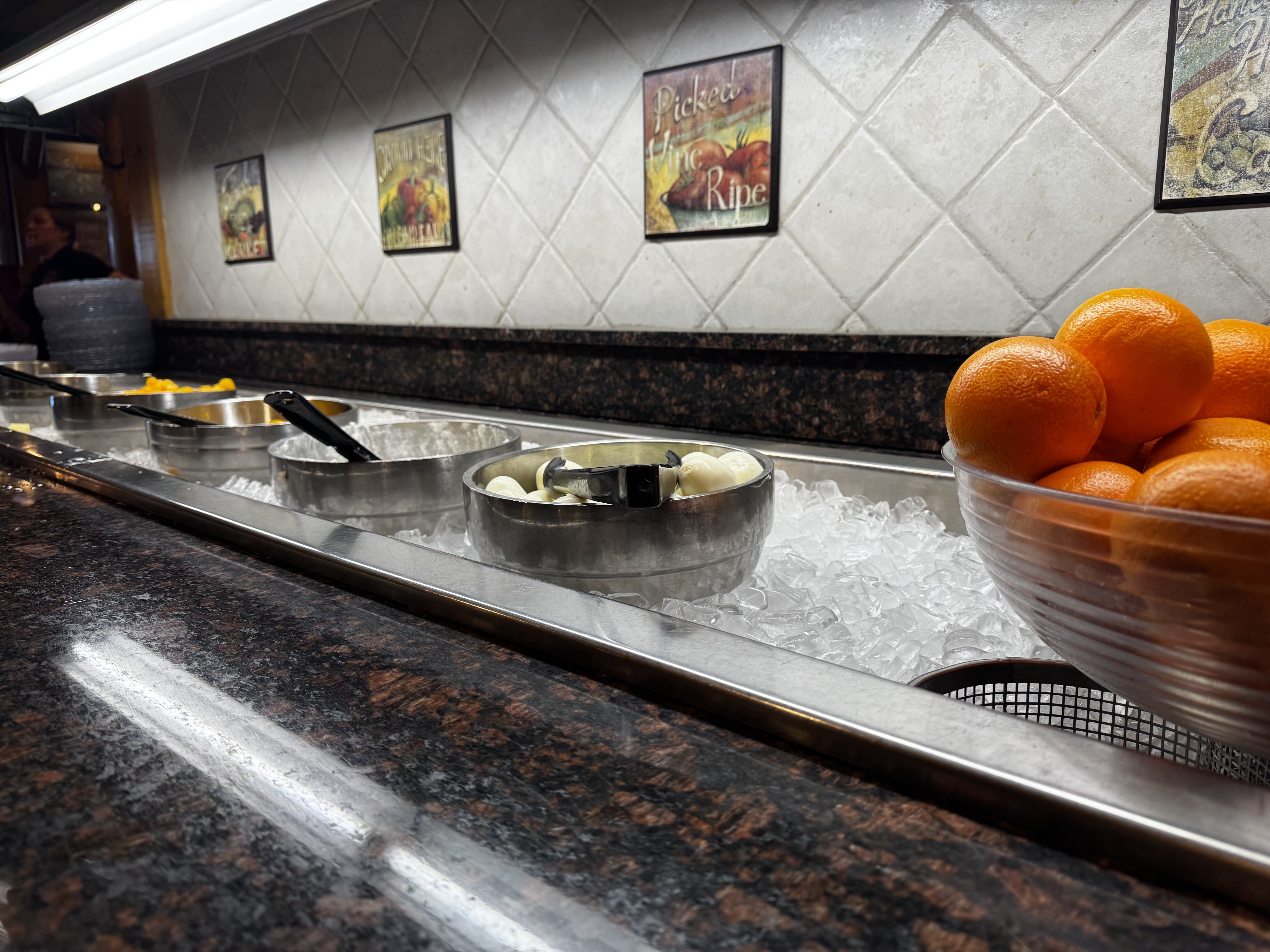 Best Western Plus Rubys Inn Cowboys Buffet fruits