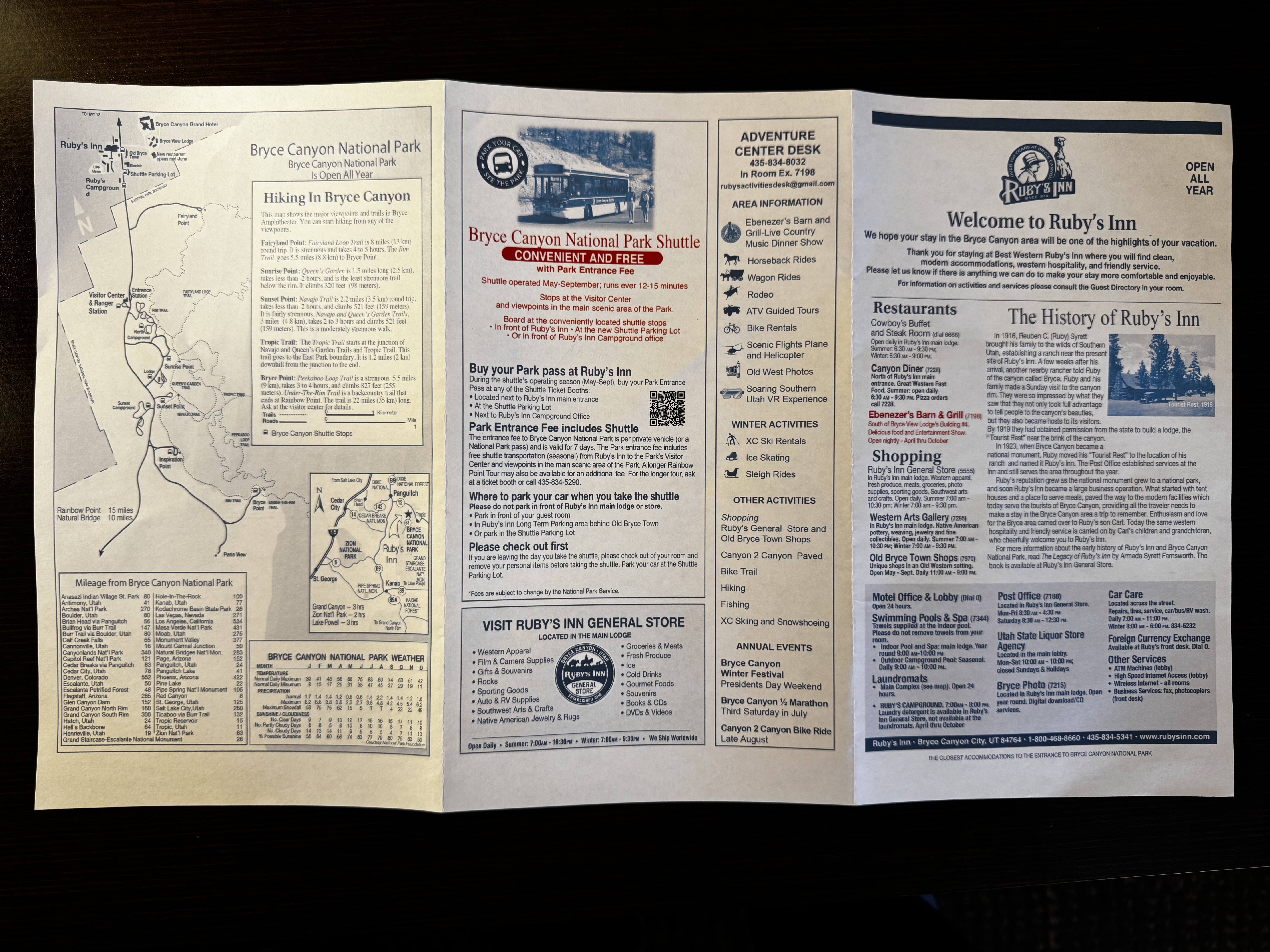 Best Western Plus Rubys Inn property brochure