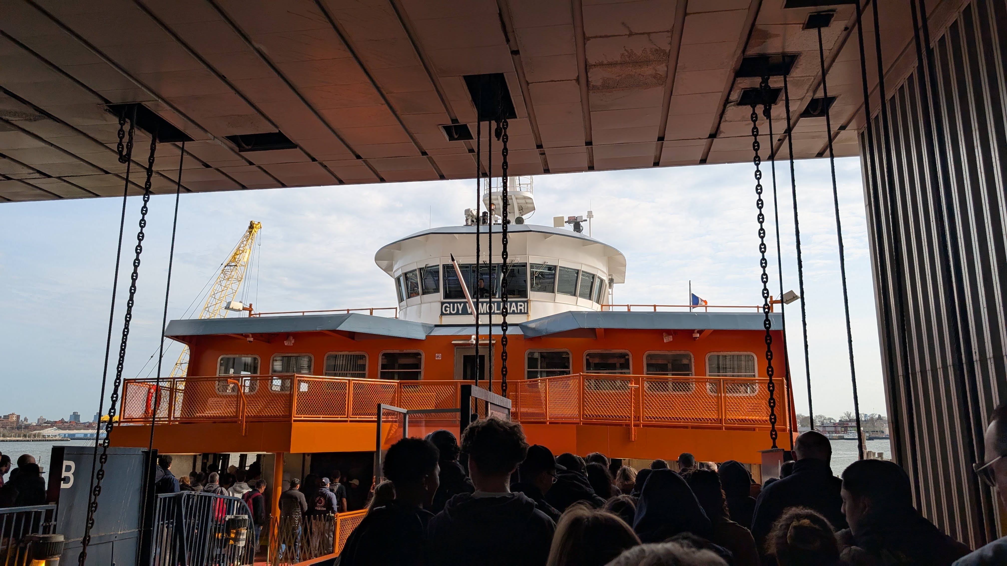 Boarding Staten Island Ferry Boarding Staten Island Ferry