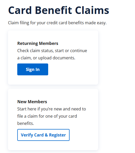 Chase Benefits Administrator sign in or verify card Chase Benefits Administrator sign in or verify card
