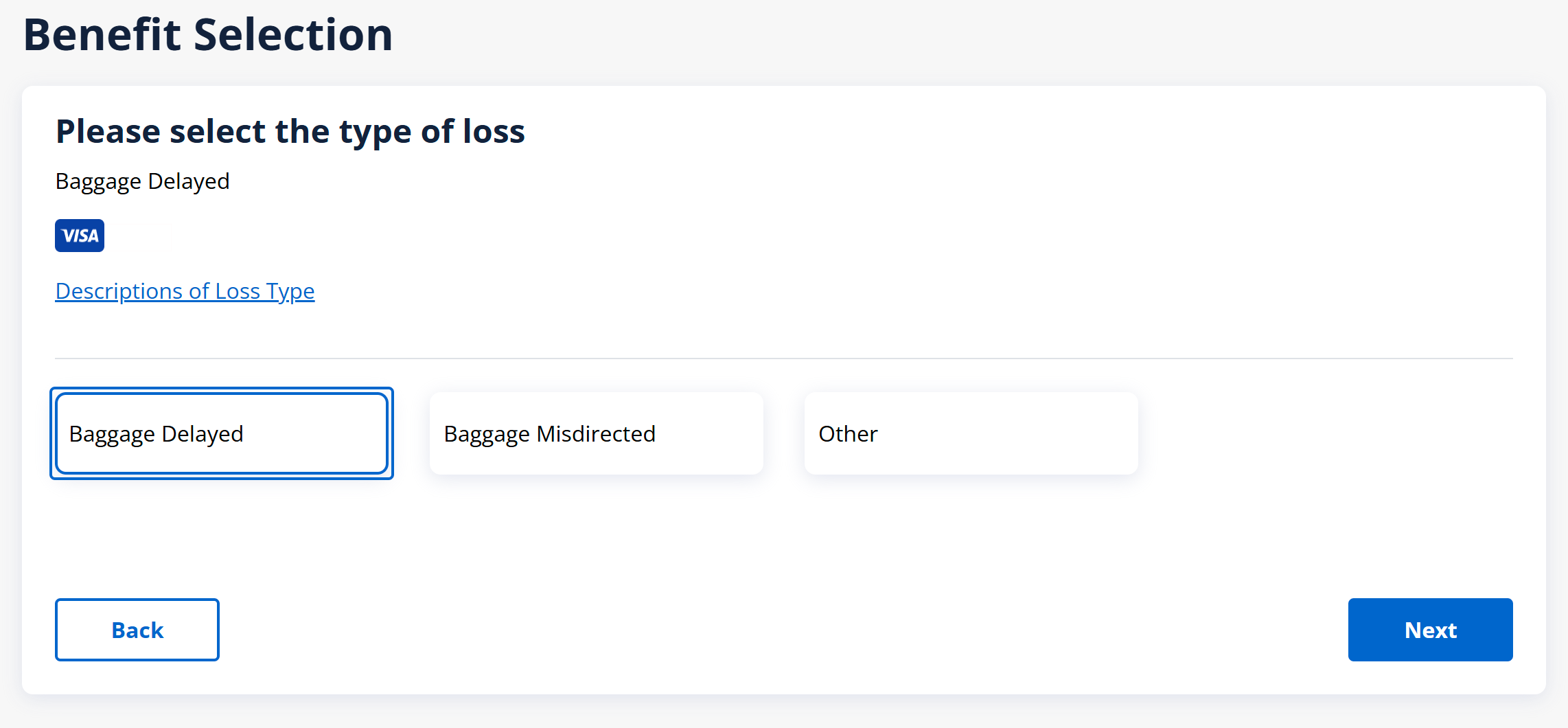 Chase claims dashboard baggage delay type Chase claims dashboard baggage delay type