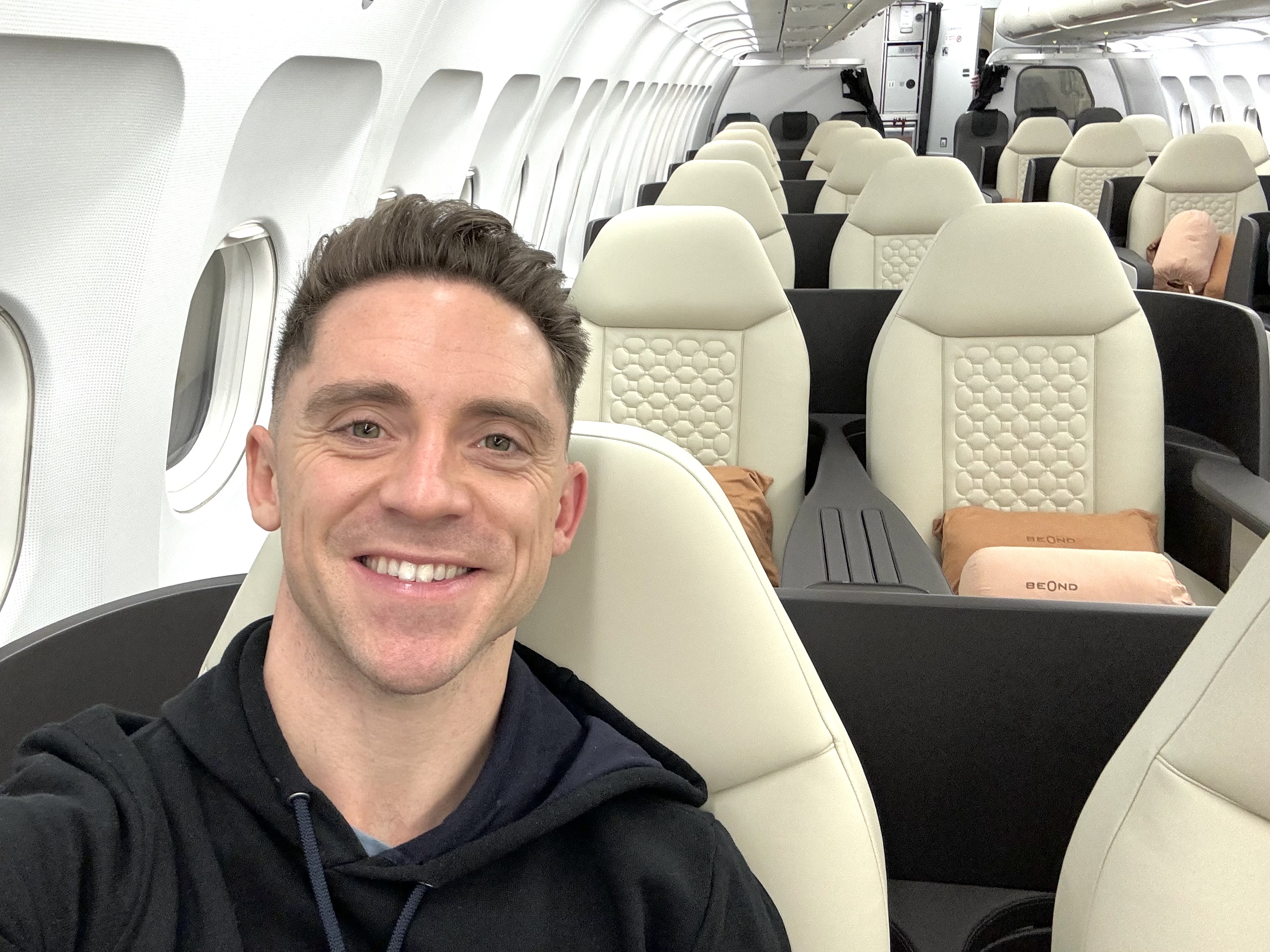 Daniel Ross selfie onboard BeOnd Daniel Ross selfie onboard BeOnd