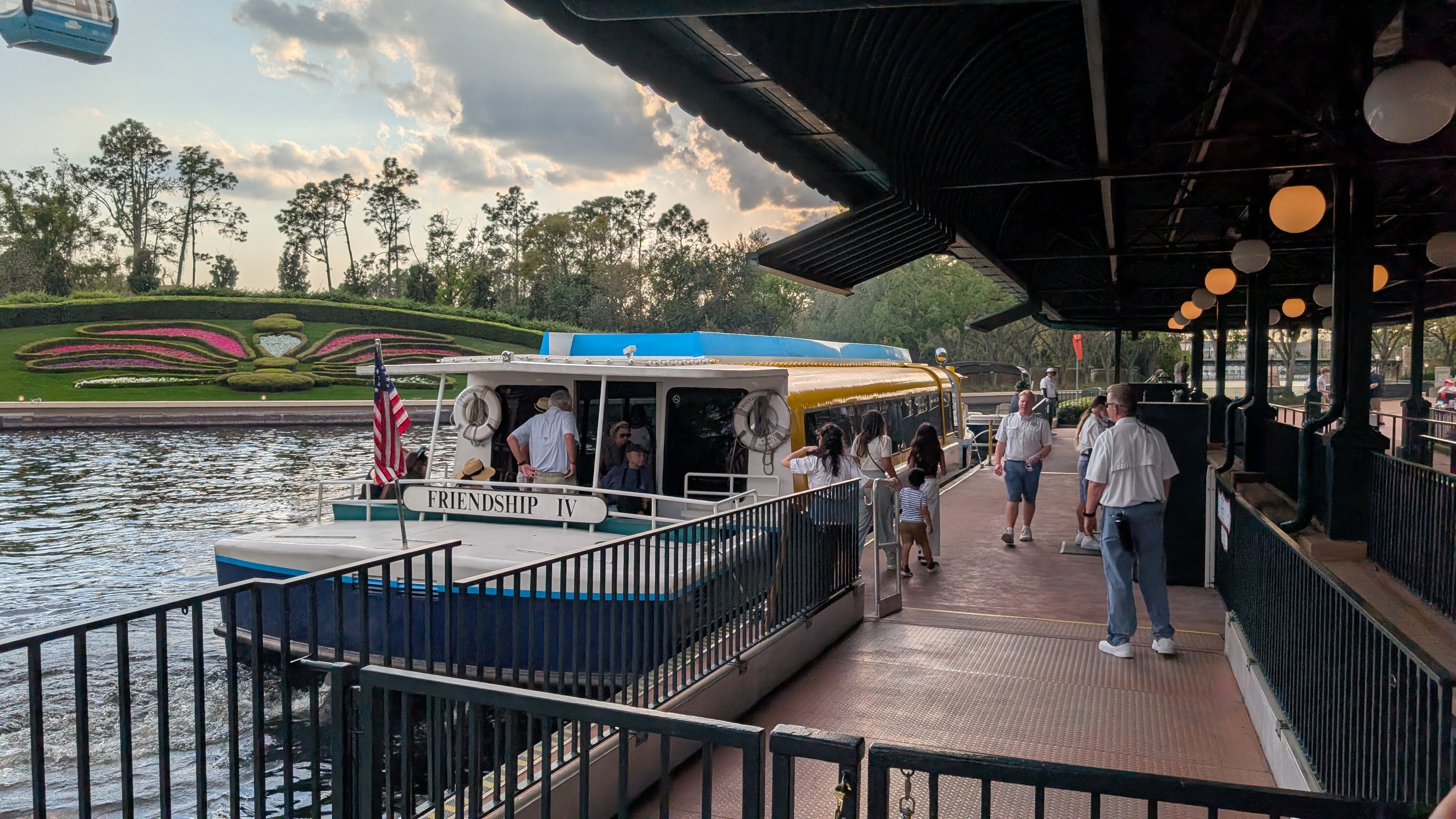 Disney Transportation Friendship Boats entrance Disney Transportation Friendship Boats entrance