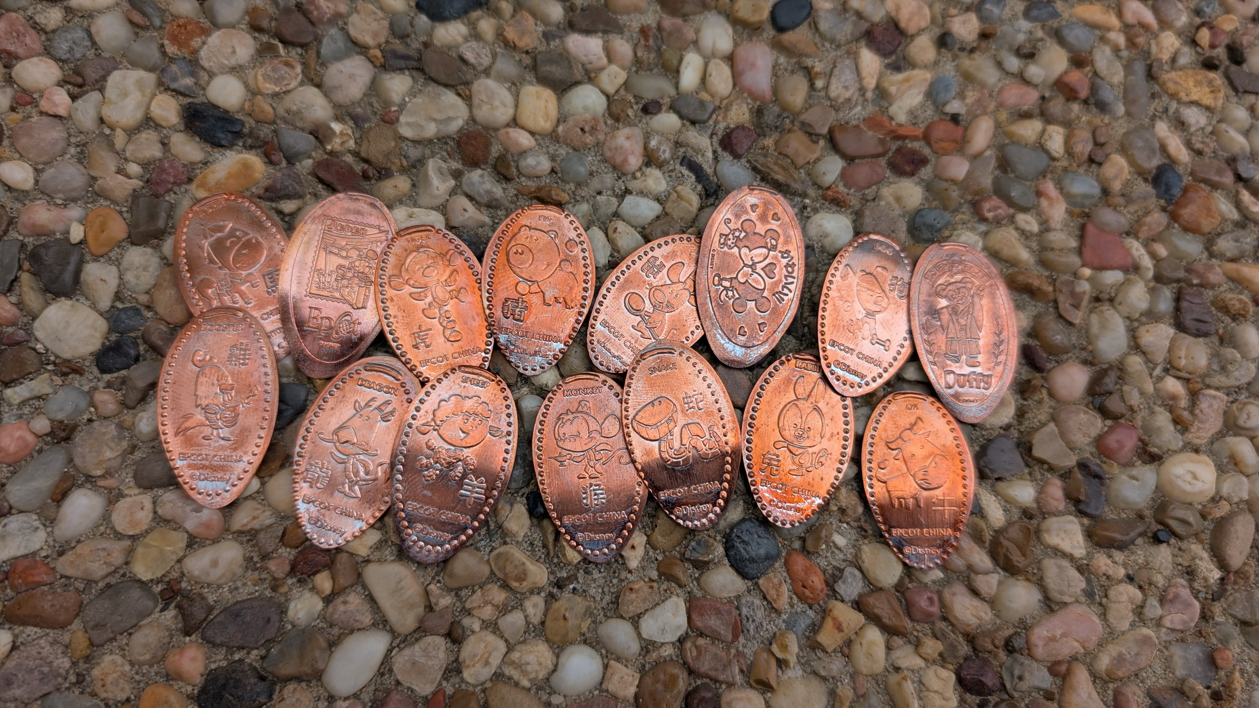Disney World collectible pennies Disney World collectible pennies
