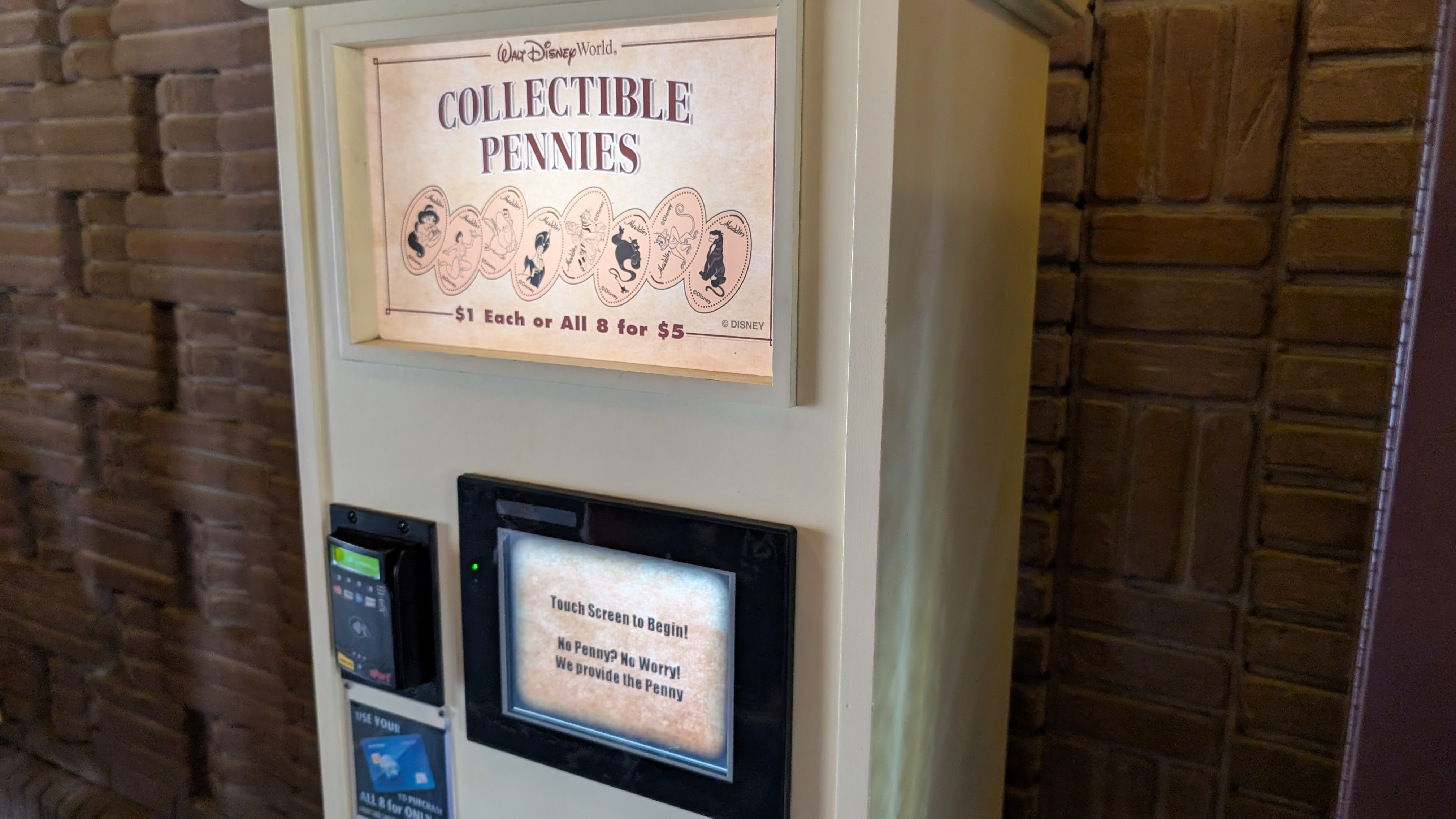 Disney World collectible pennies Disney World collectible pennies