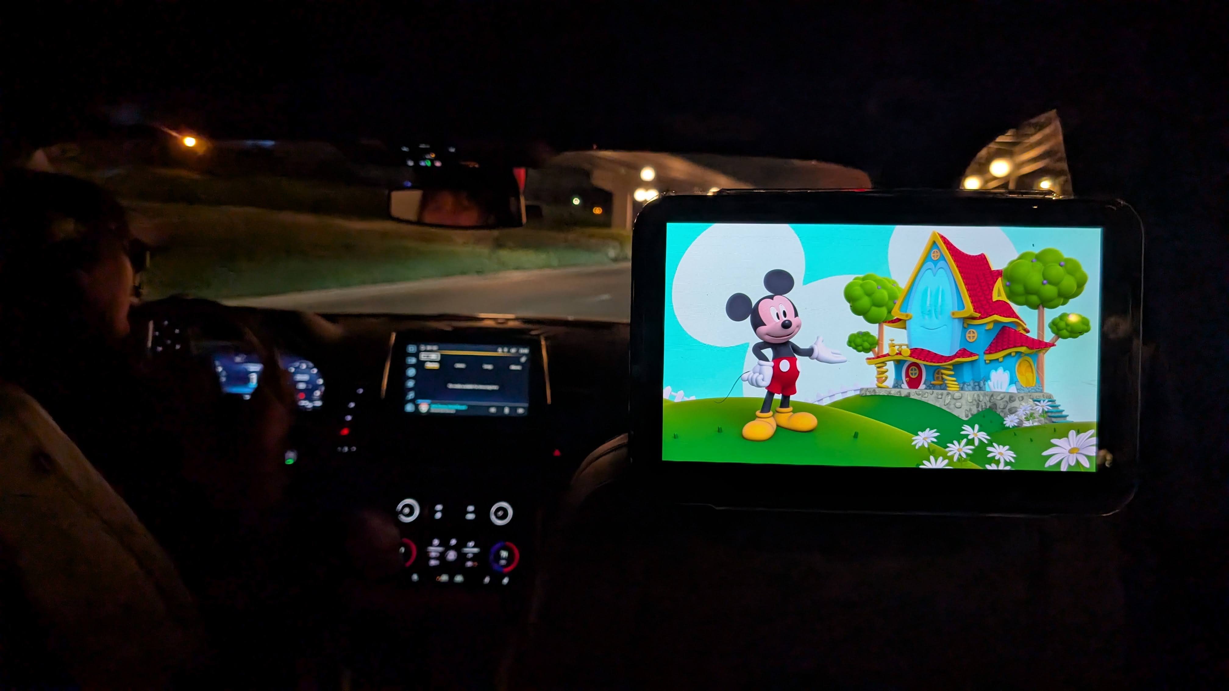 Disney World transportation Minnie Van interior Disney World transportation Minnie Van interior