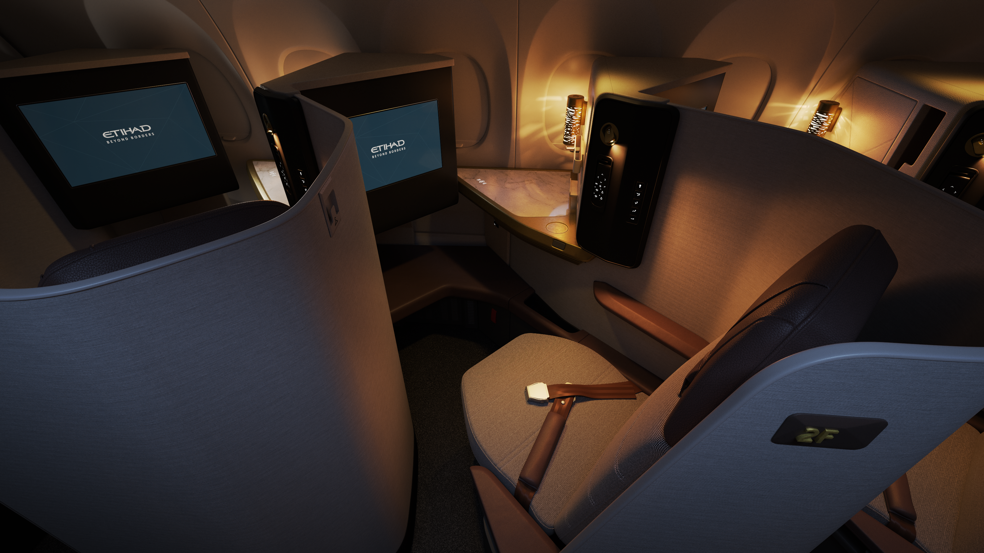 Etihad A321LR business class seat