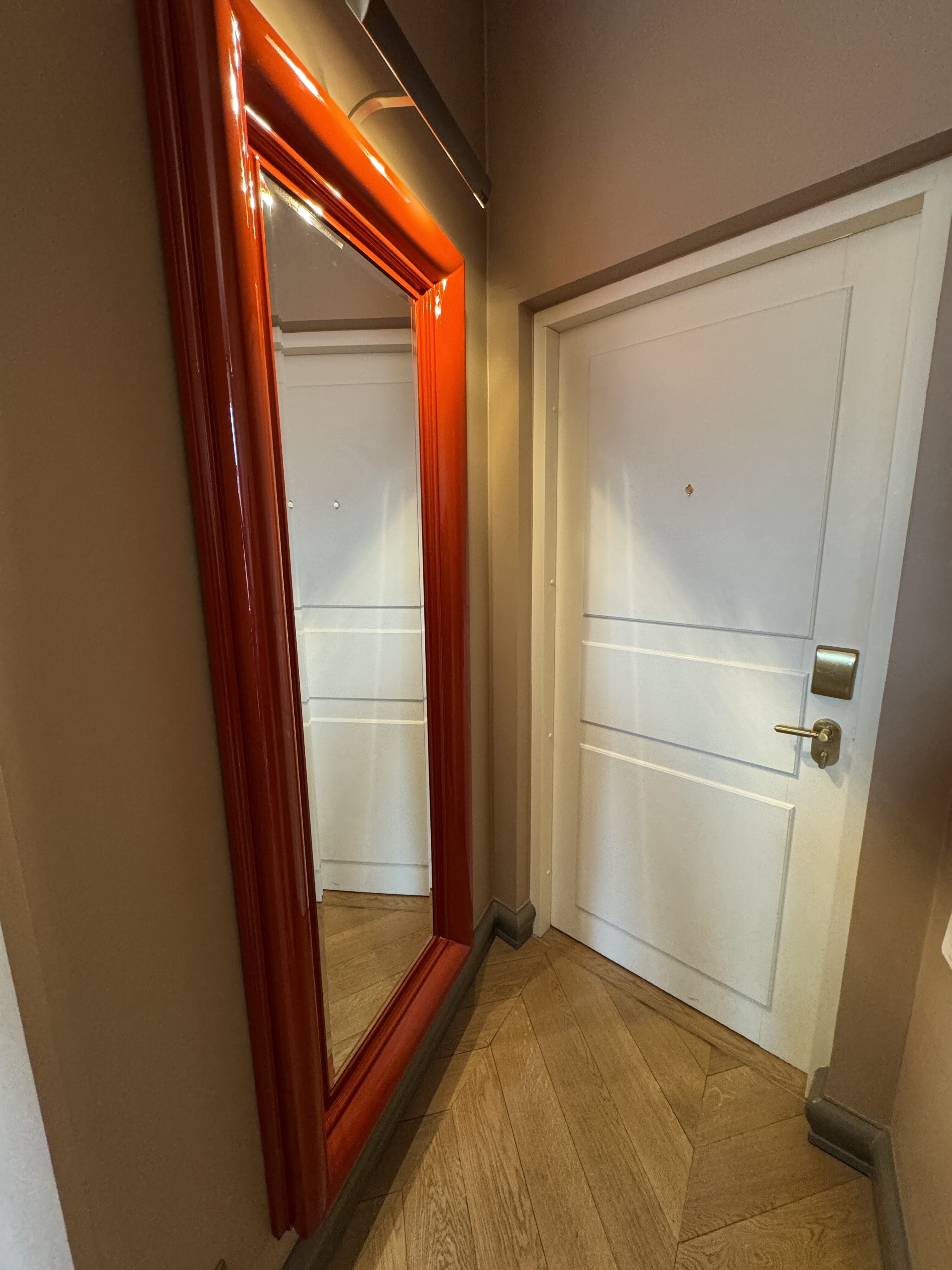 Hotel Telegraaf mirror by door