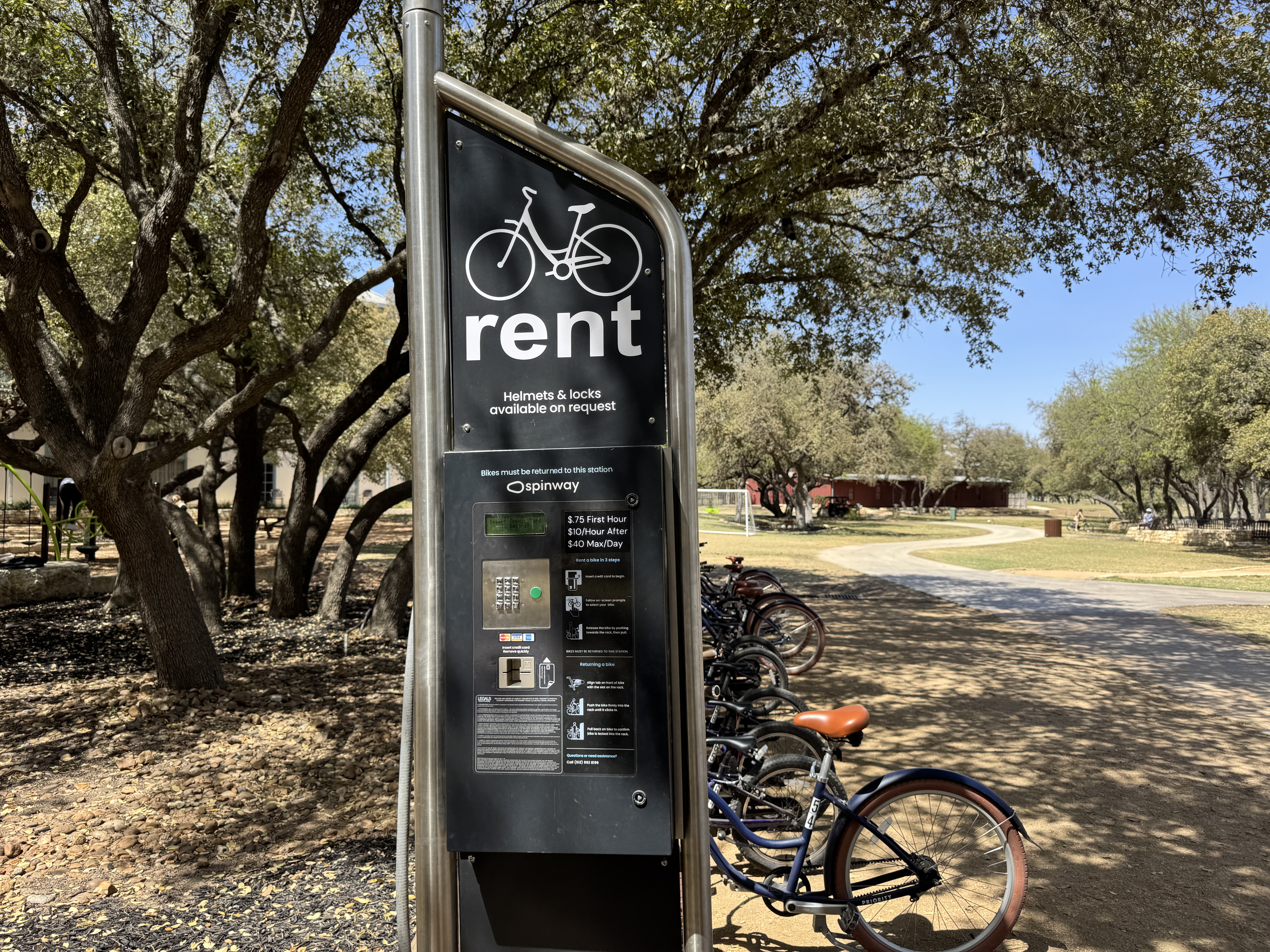Hyatt Regency Hill Country Bike Rental Machine 