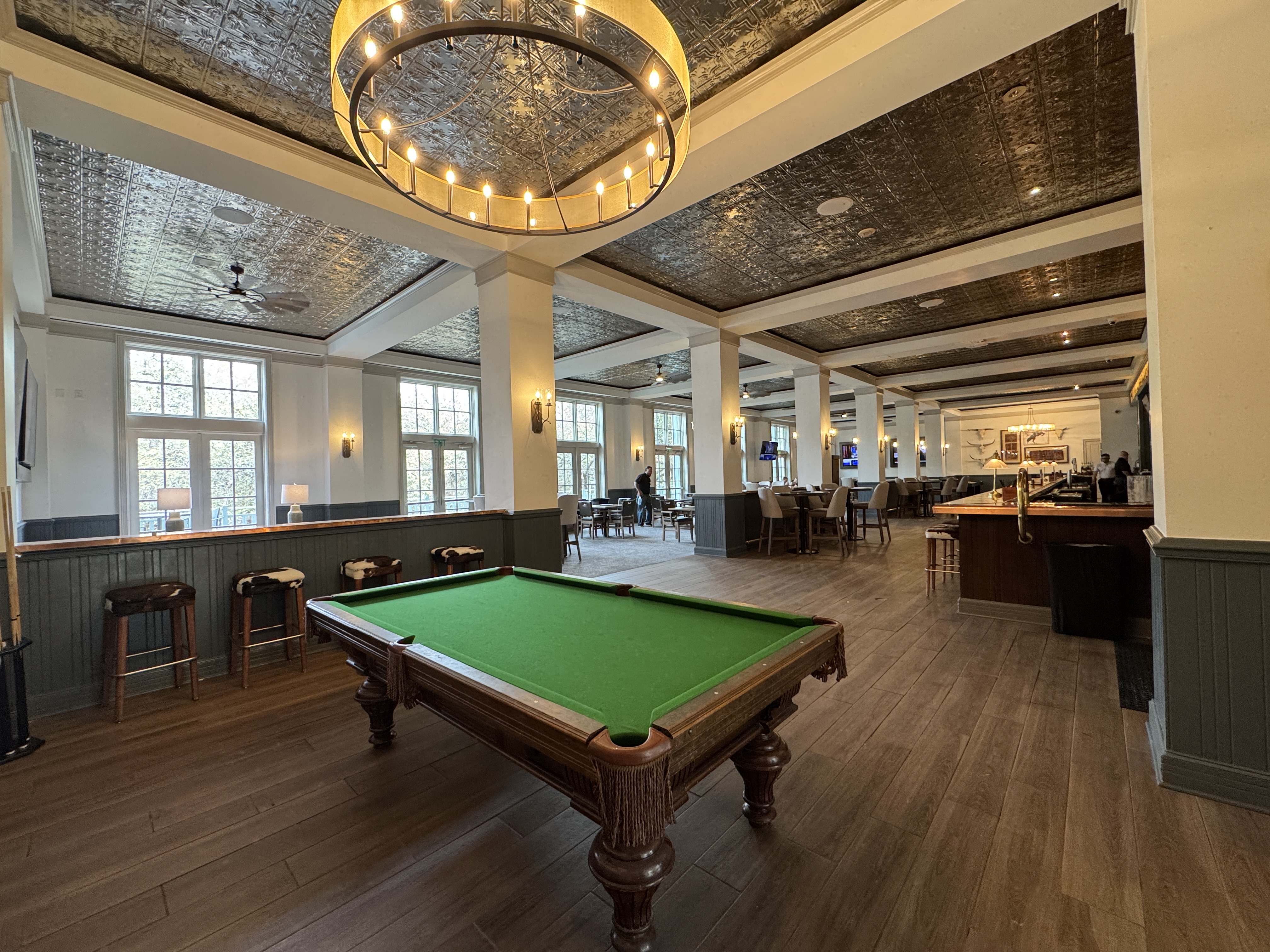 Hyatt Regency Hill Country Long Bar Pool Table