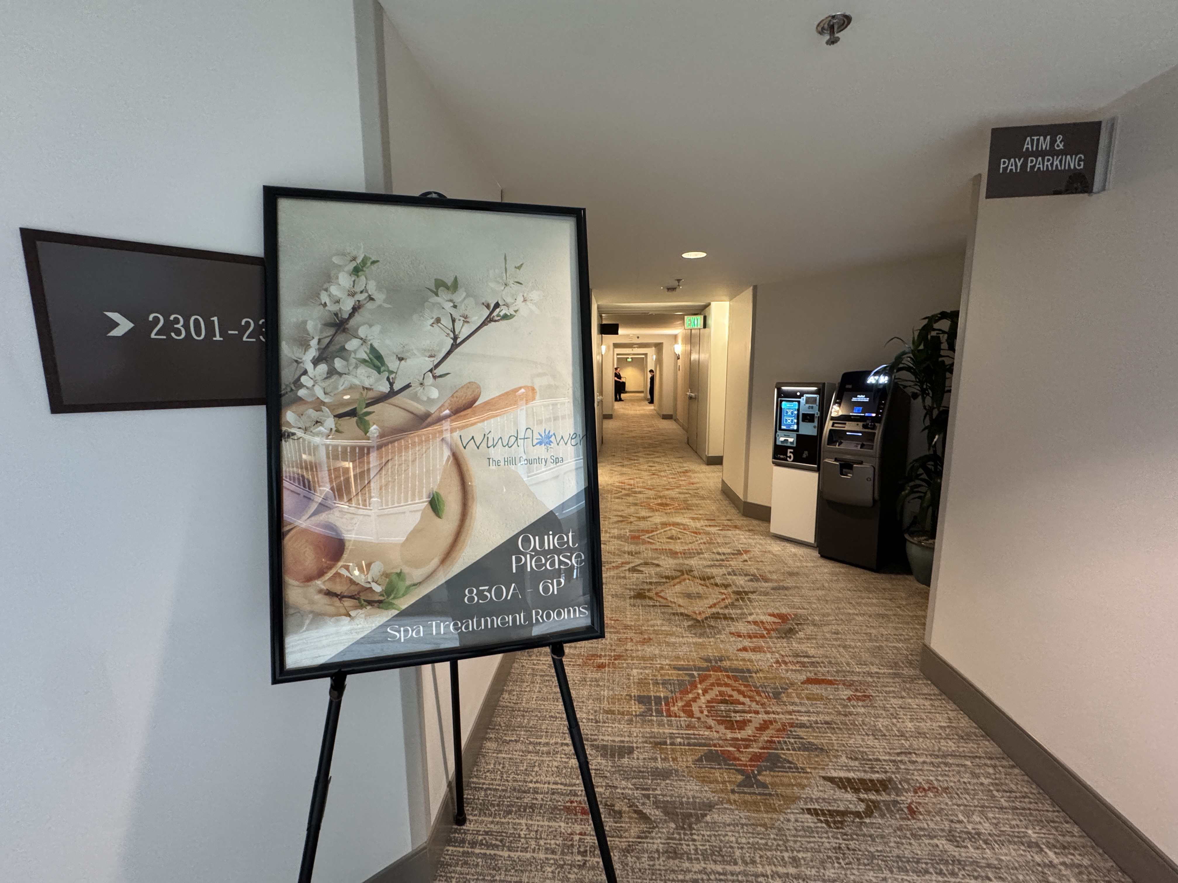 Hyatt Regency Hill Country Spa Sign 