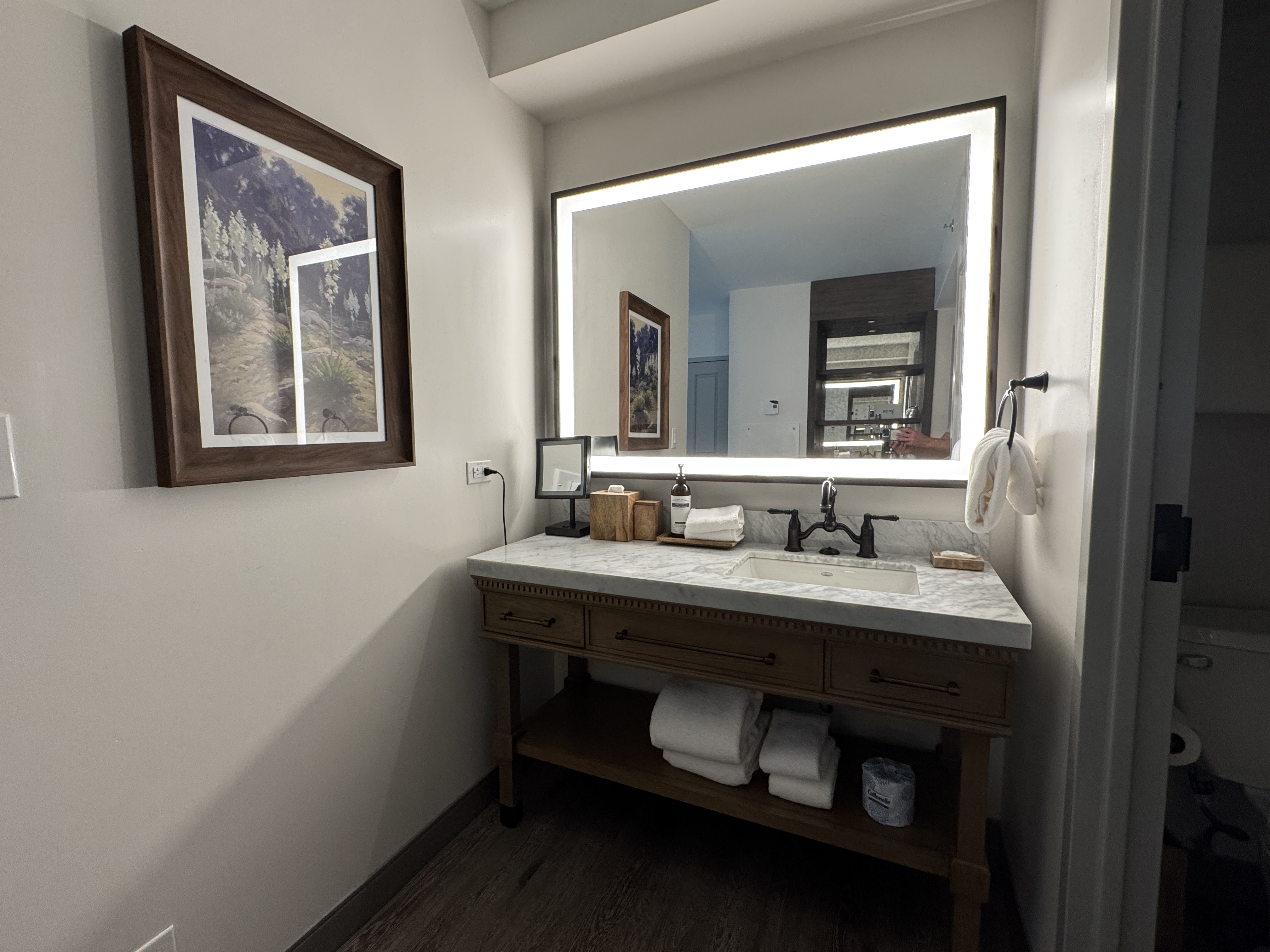 Hyatt Regency Hill Country bathroom countertop 