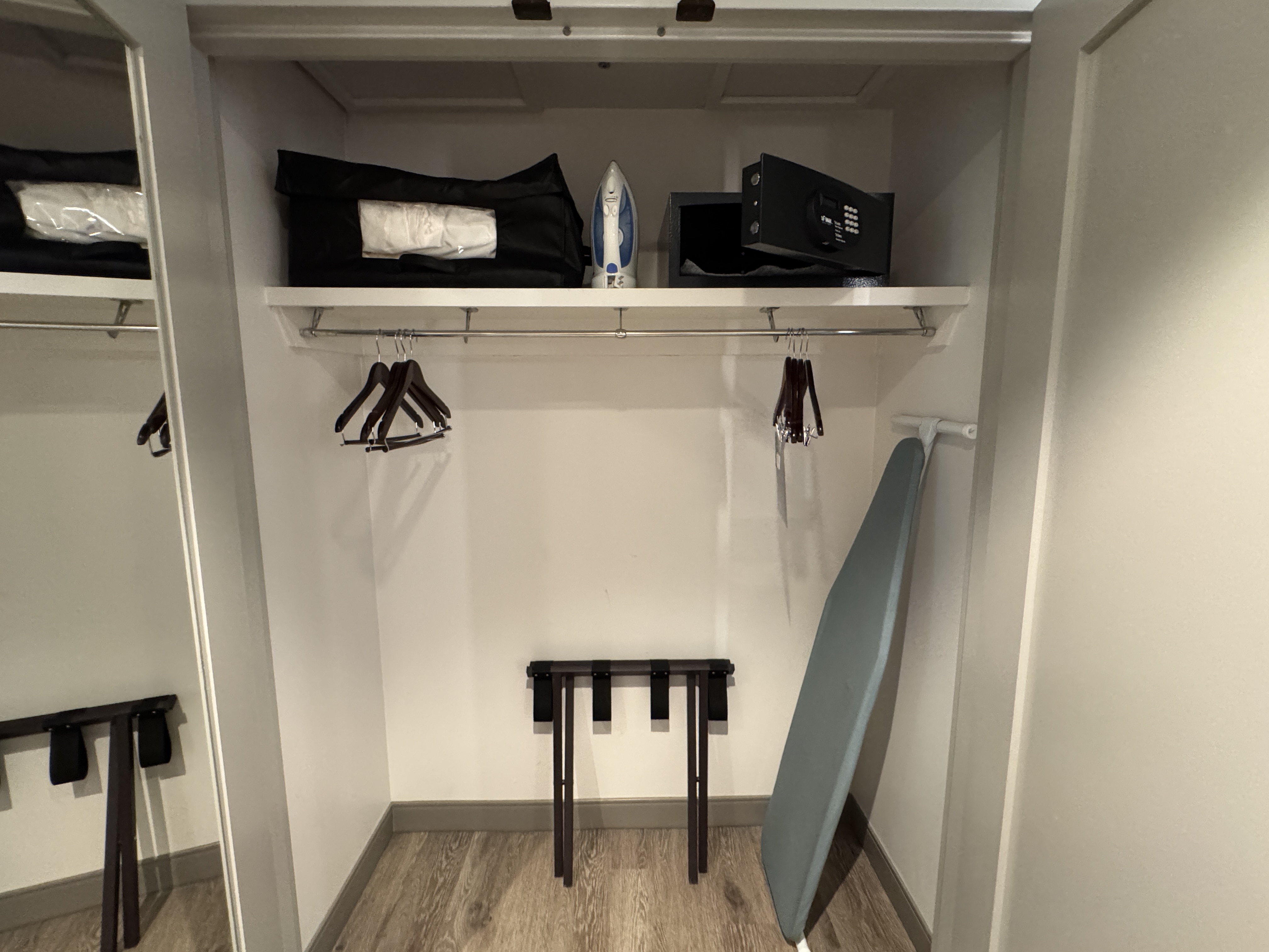 Hyatt Regency Hill Country closet space inside