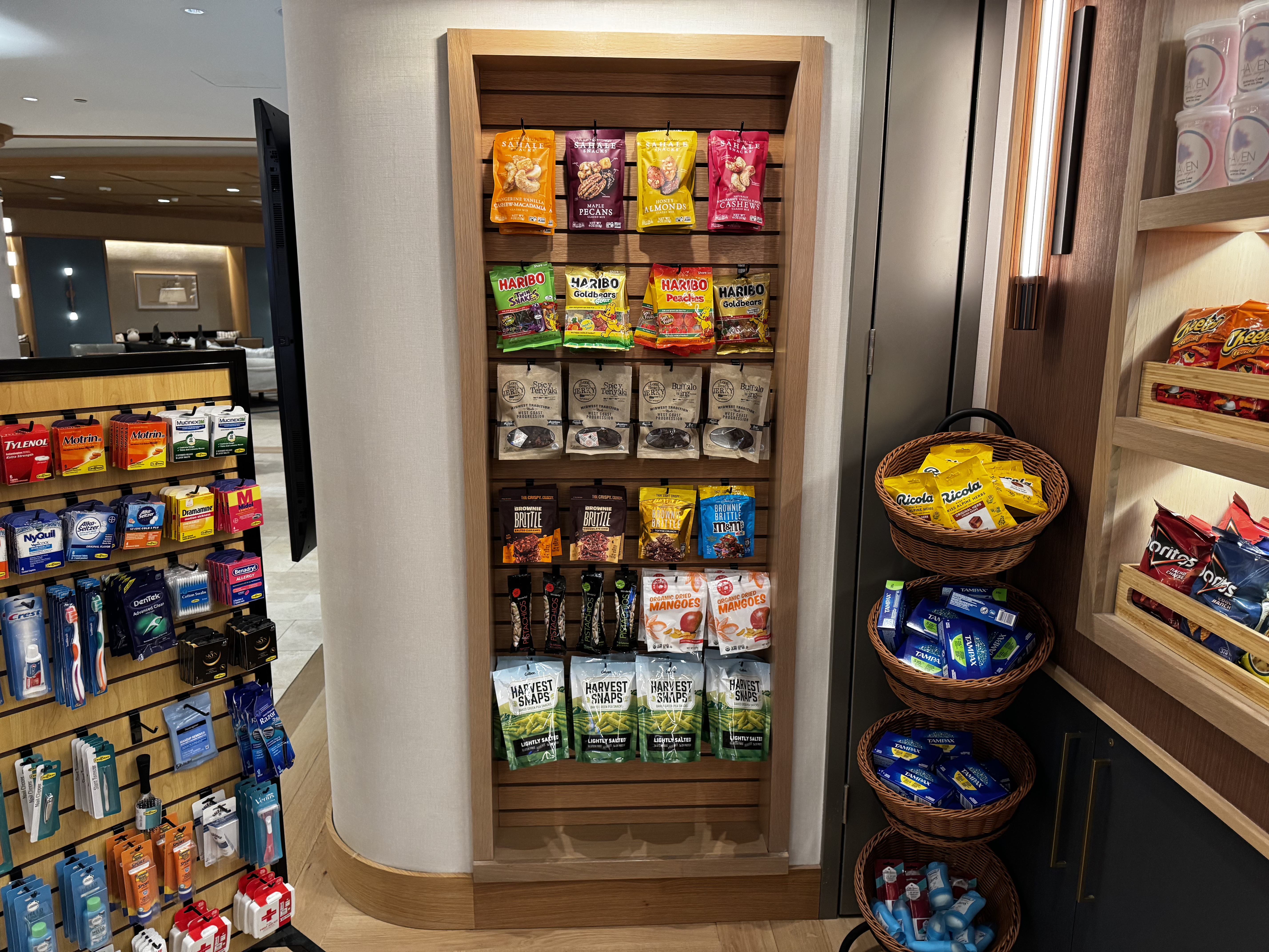 Hyatt Regency Irvine Market snacks toiletries