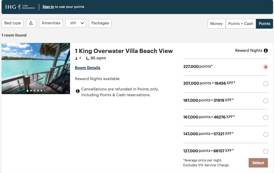 IC Bora Bora Devaluation Screenshot