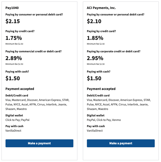 IRS Approved Credit Card Payment Processors IRS Approved Credit Card Payment Processors