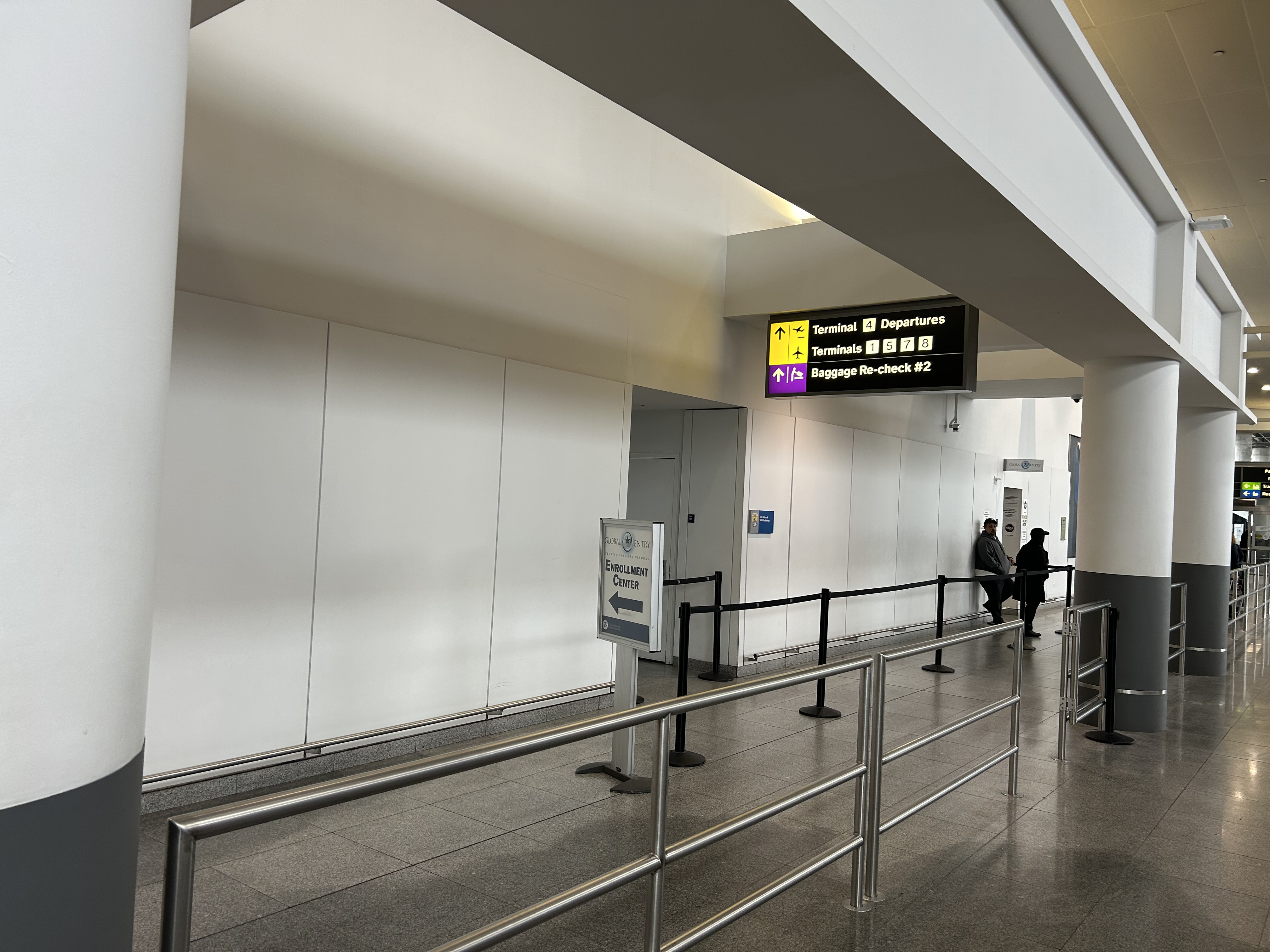 JFK Terminal 4 Global Entry SW view