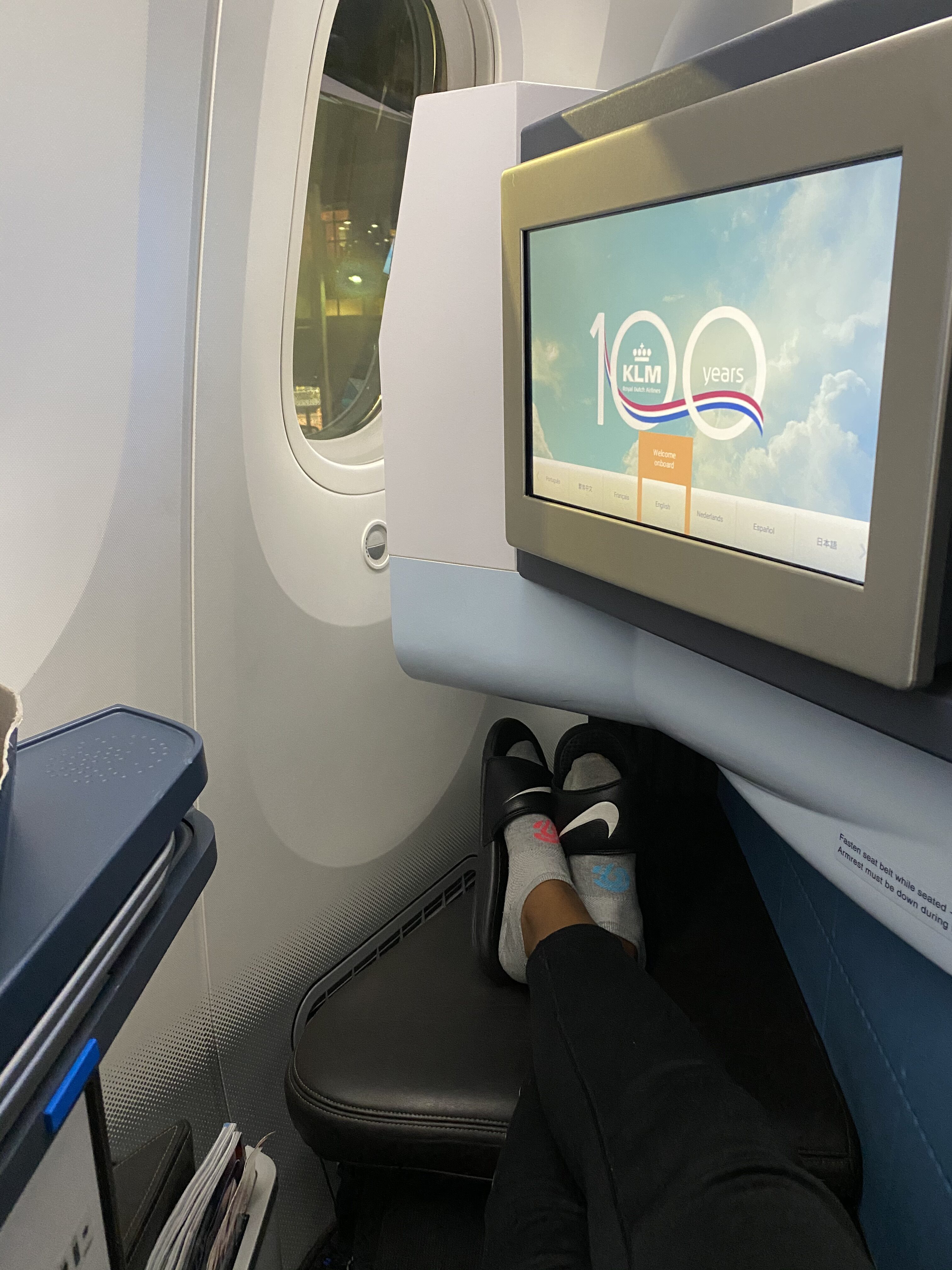 KLM Flight JFK AMS KLM Flight JFK AMS