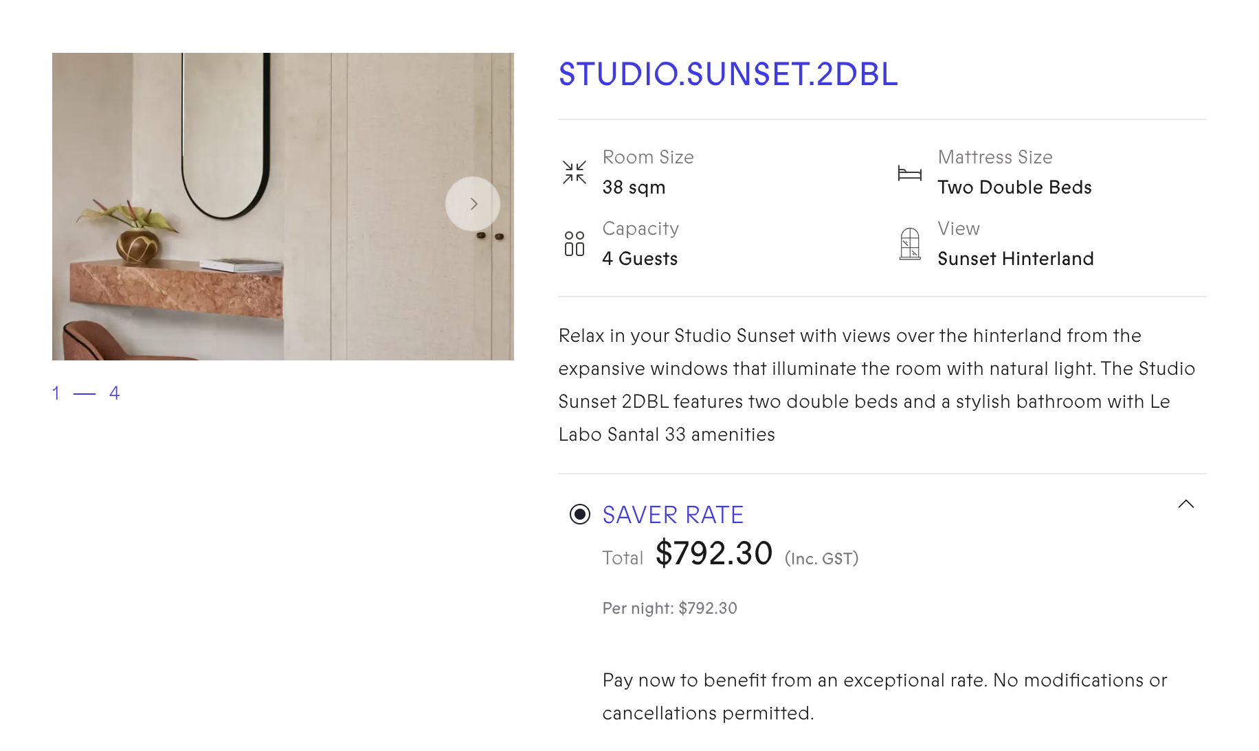 Mondrian Gold Coast booking price opening night