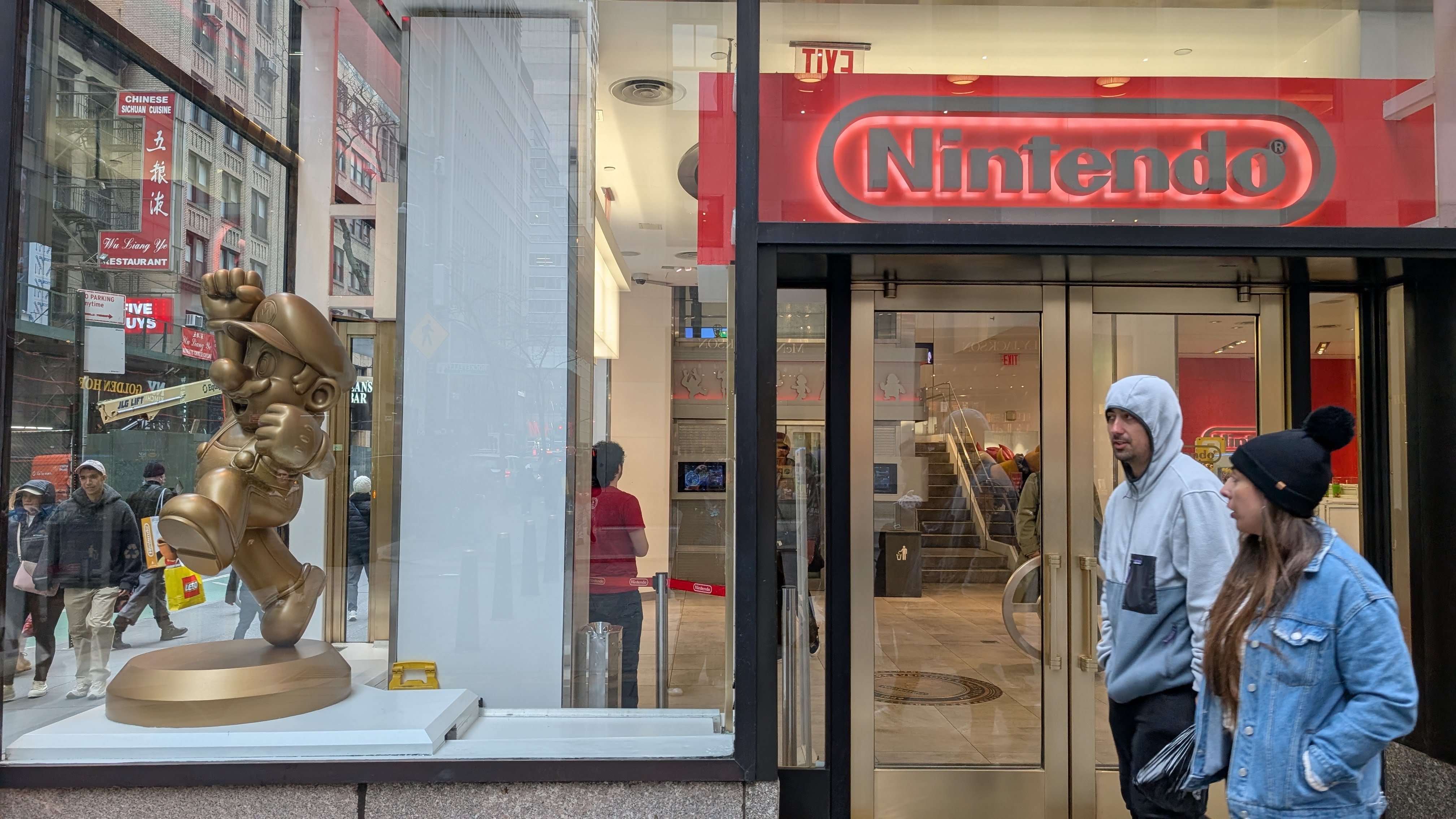 Nintendo New York storefront Nintendo New York storefront