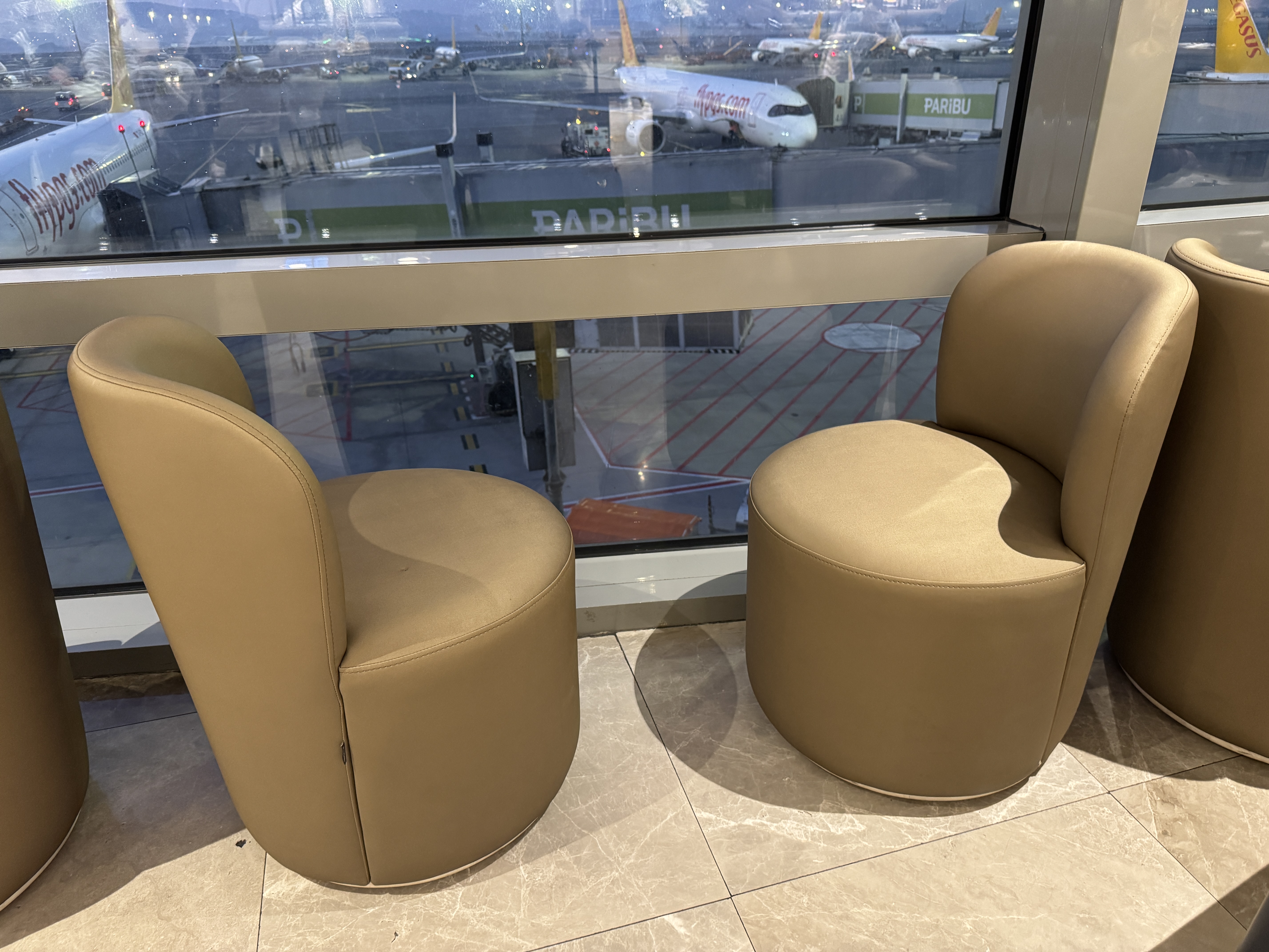 Plaza Premium Bosphorus Lounge SAW small window seats