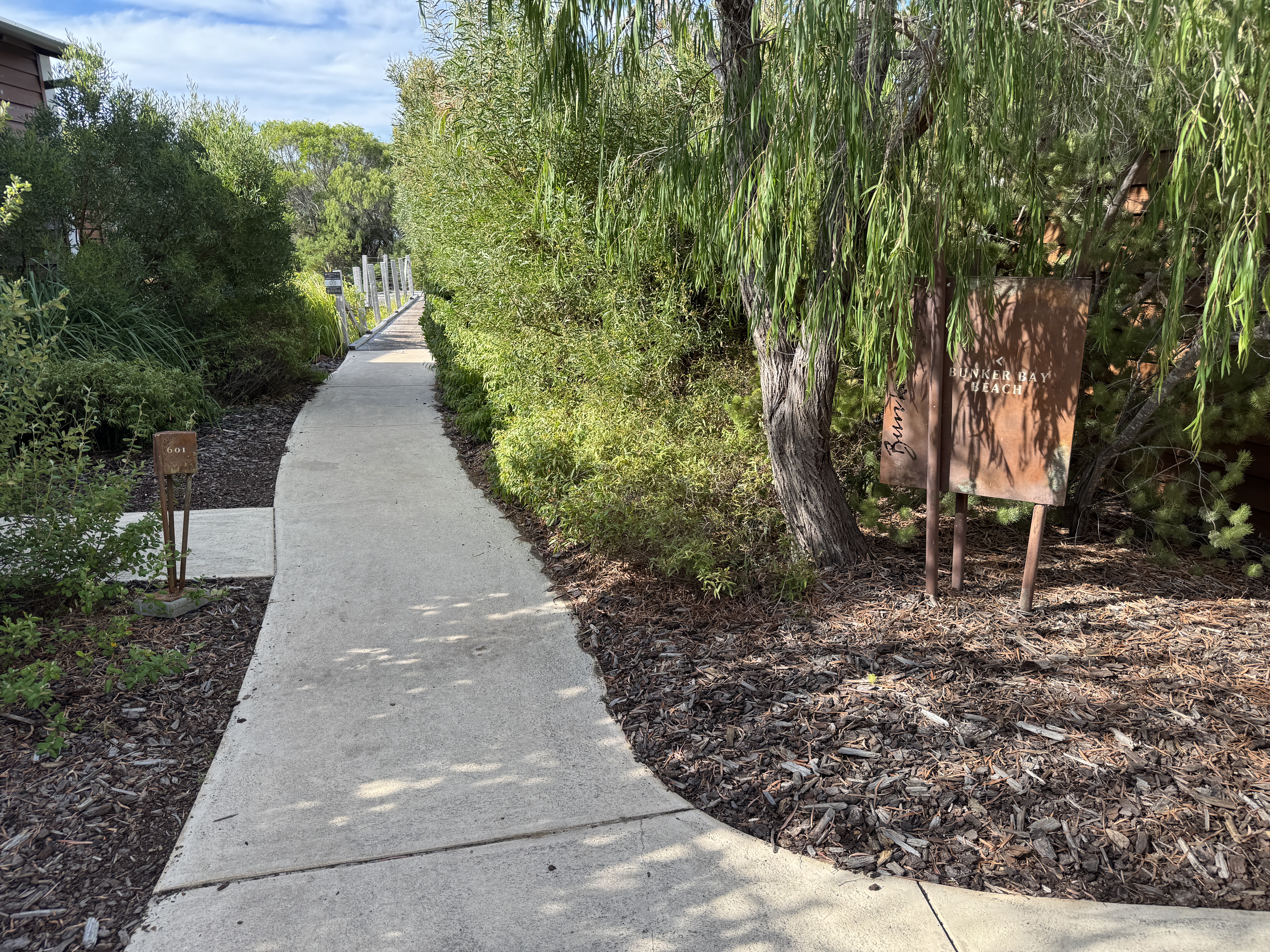 Pullman Bunker Bay Resort beach path Pullman Bunker Bay Resort beach path