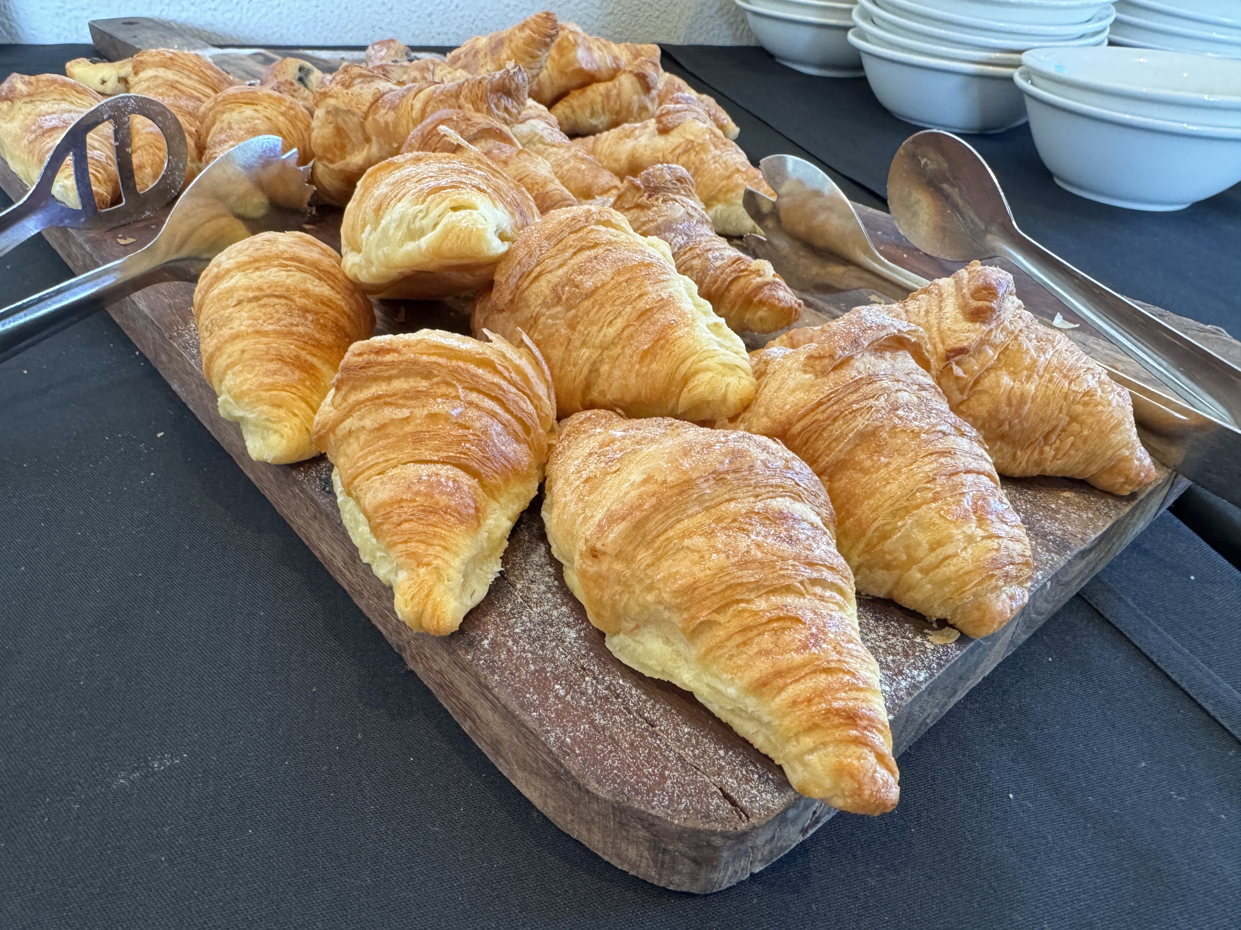 Pullman Bunker Bay Resort breakfast croissants Pullman Bunker Bay Resort breakfast croissants