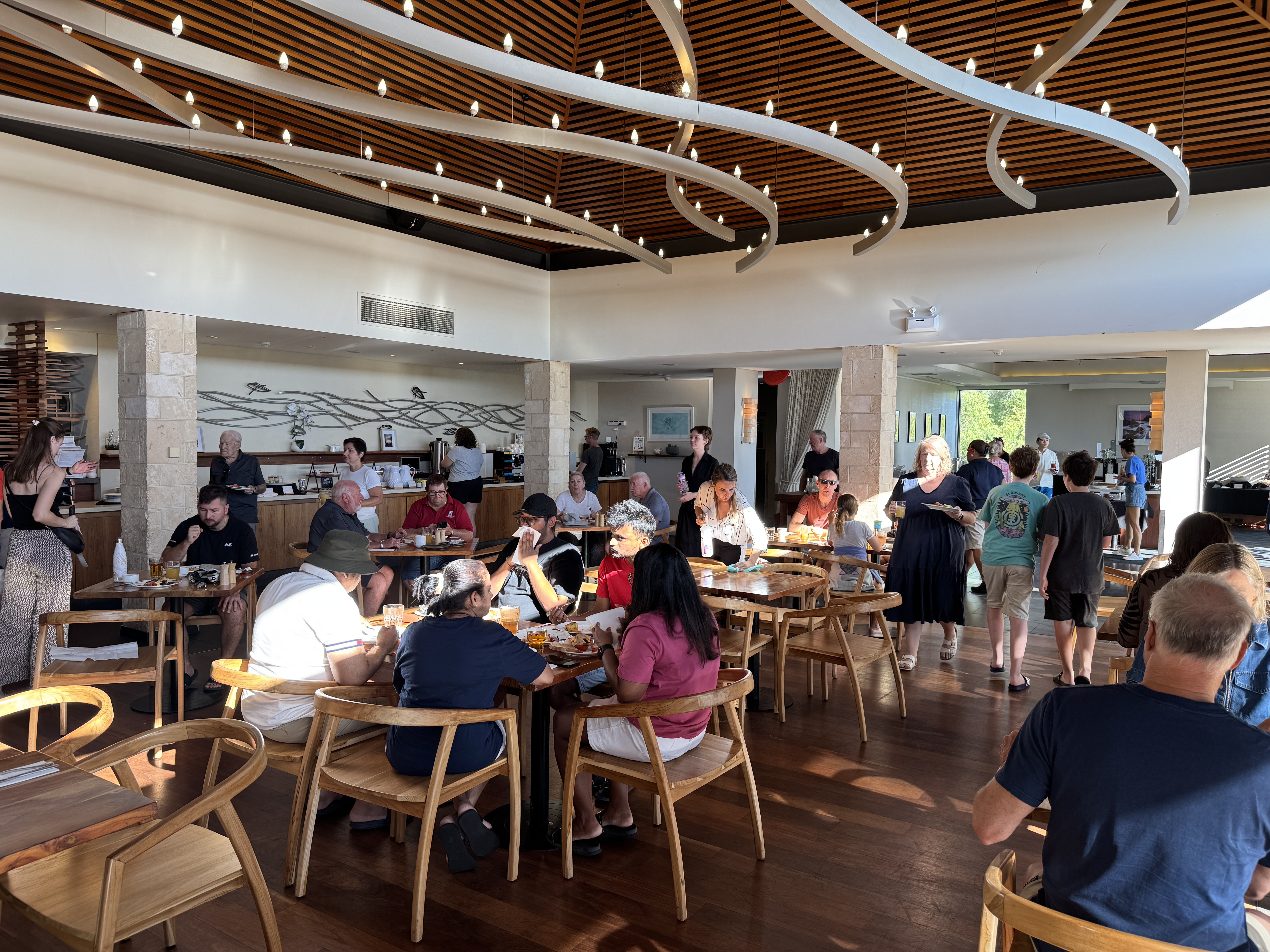 Pullman Bunker Bay Resort breakfast dining room Pullman Bunker Bay Resort breakfast dining room