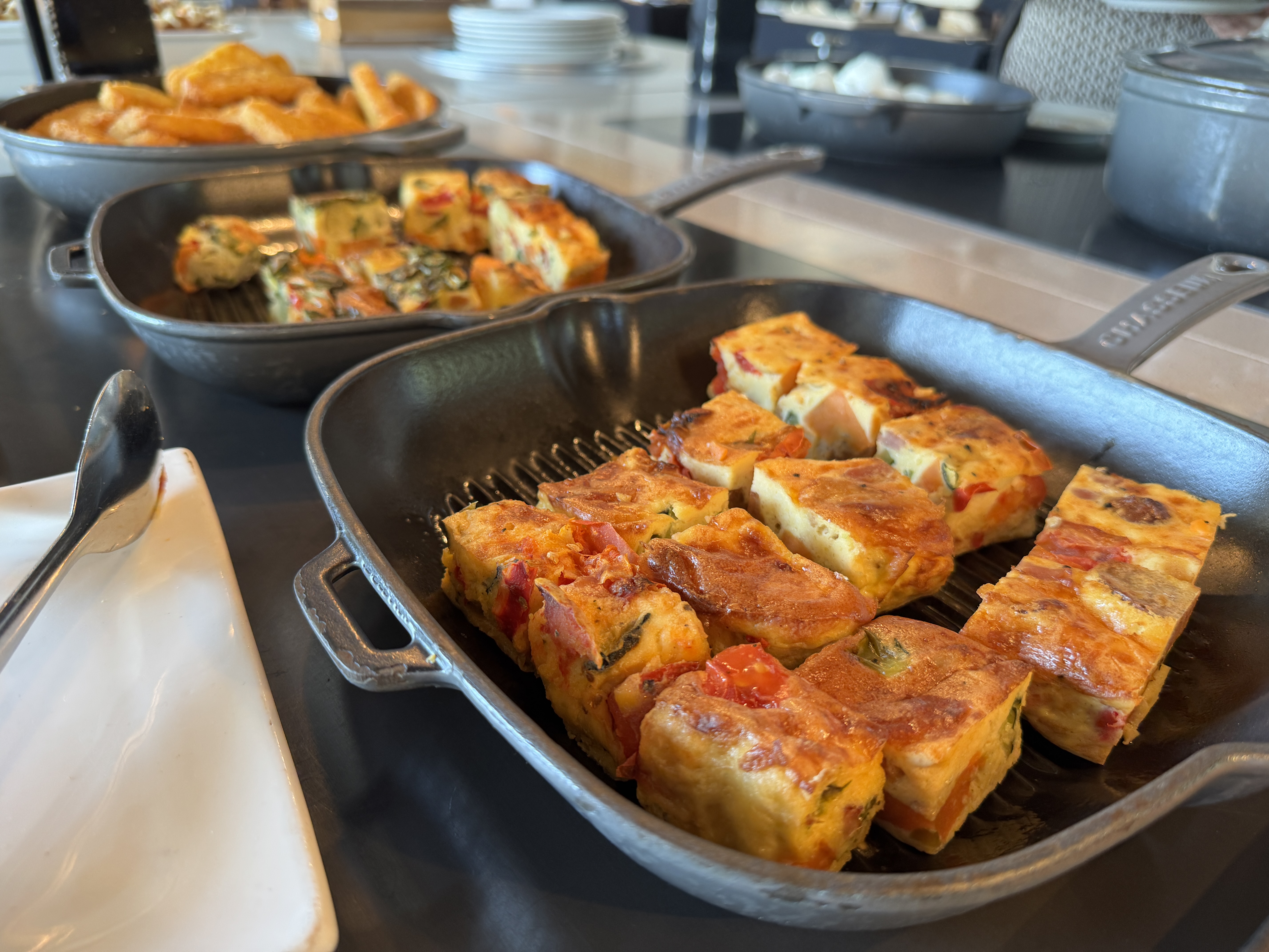 Pullman Bunker Bay Resort breakfast frittata Pullman Bunker Bay Resort breakfast frittata