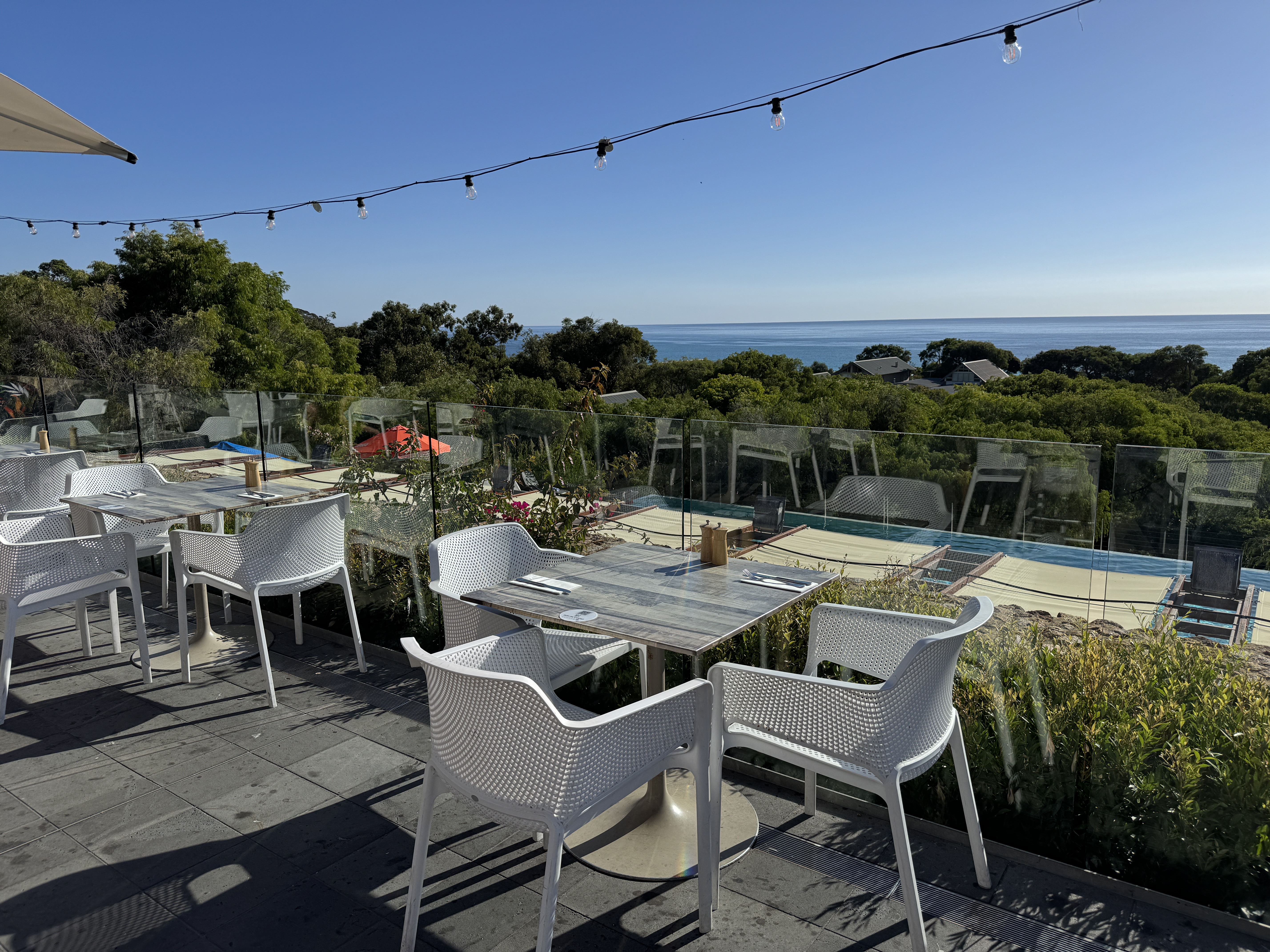 Pullman Bunker Bay Resort breakfast outdoor seating Pullman Bunker Bay Resort breakfast outdoor seating