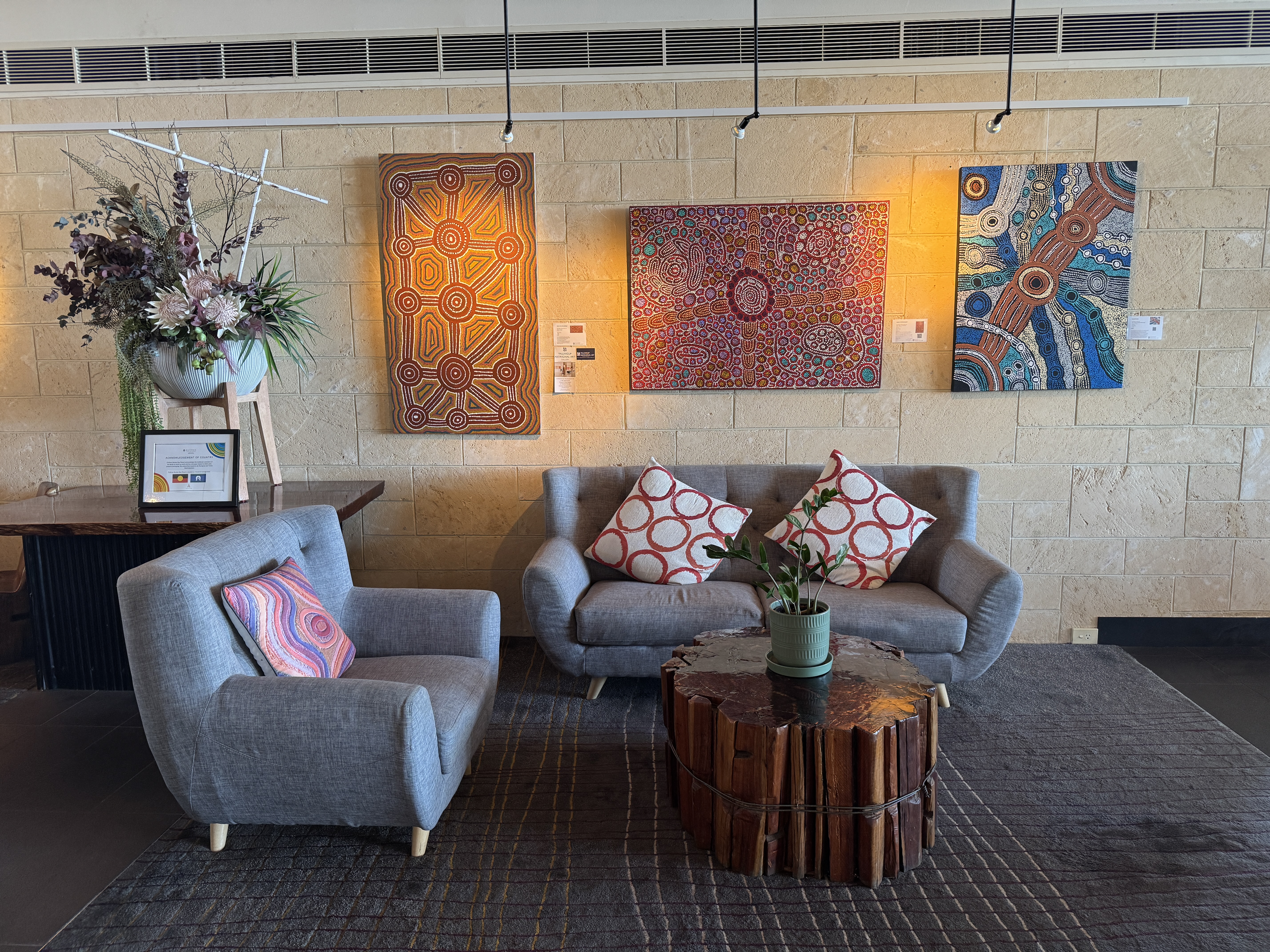 Pullman Bunker Bay Resort lobby seating Pullman Bunker Bay Resort lobby seating