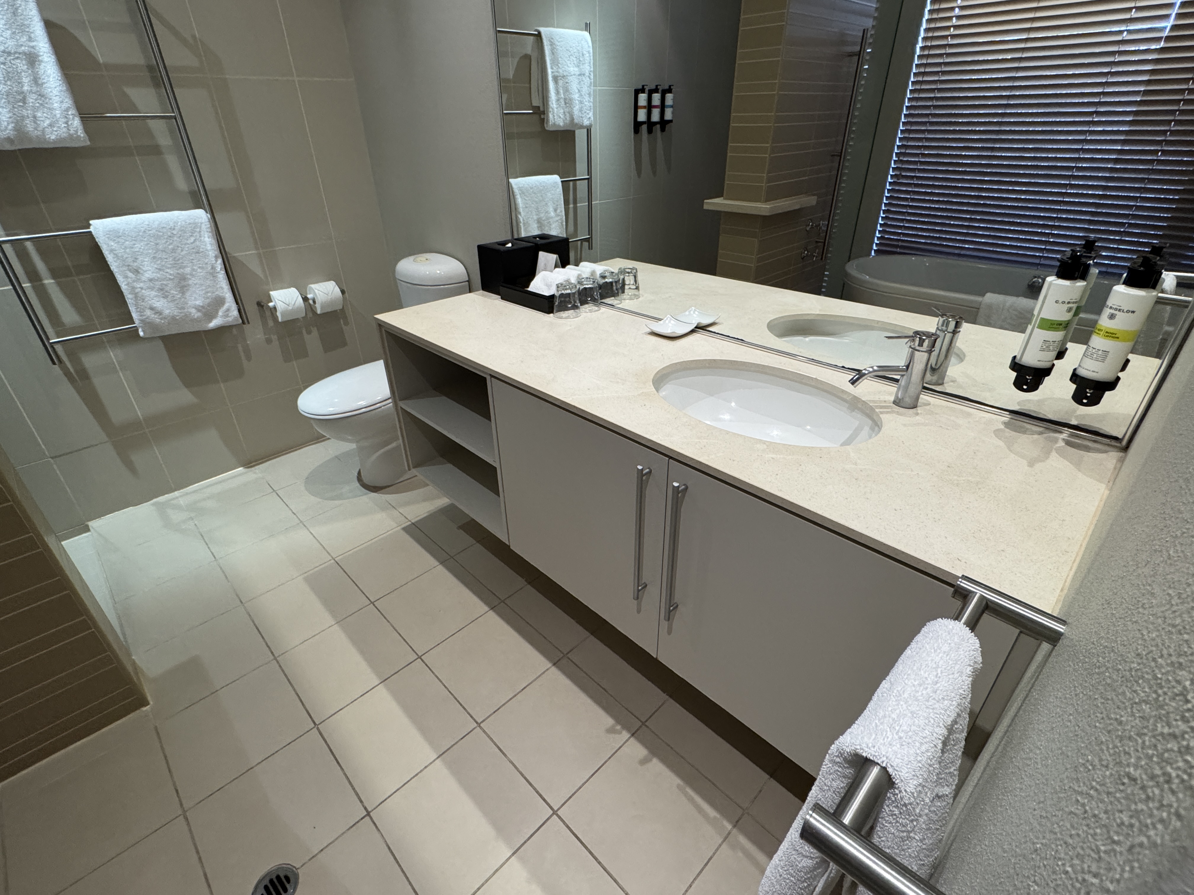 Pullman Bunker Bay Resort master bath vanity toilet Pullman Bunker Bay Resort master bath vanity toilet