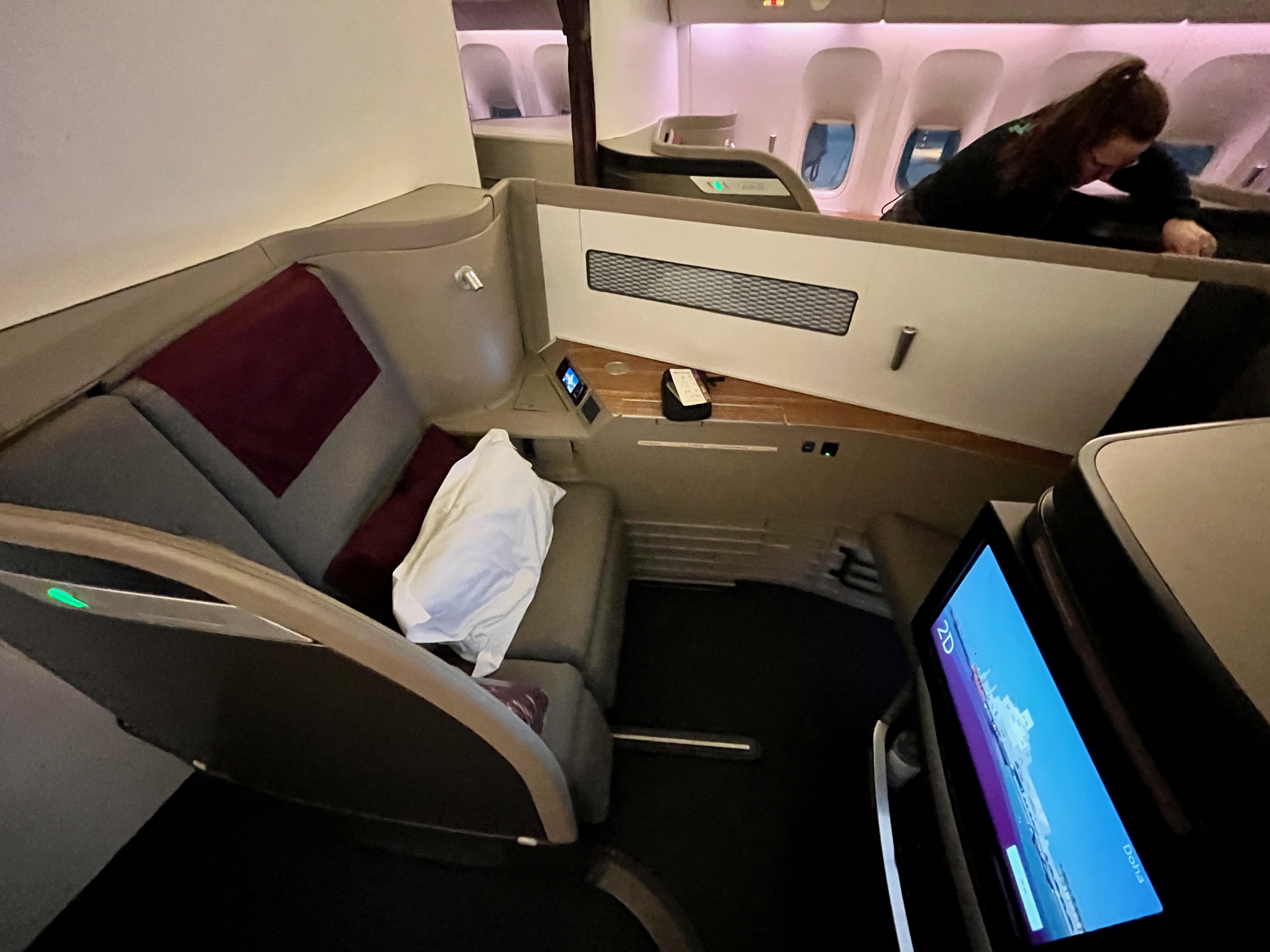 Qatar Airways First Class Boeing 777 300ER
