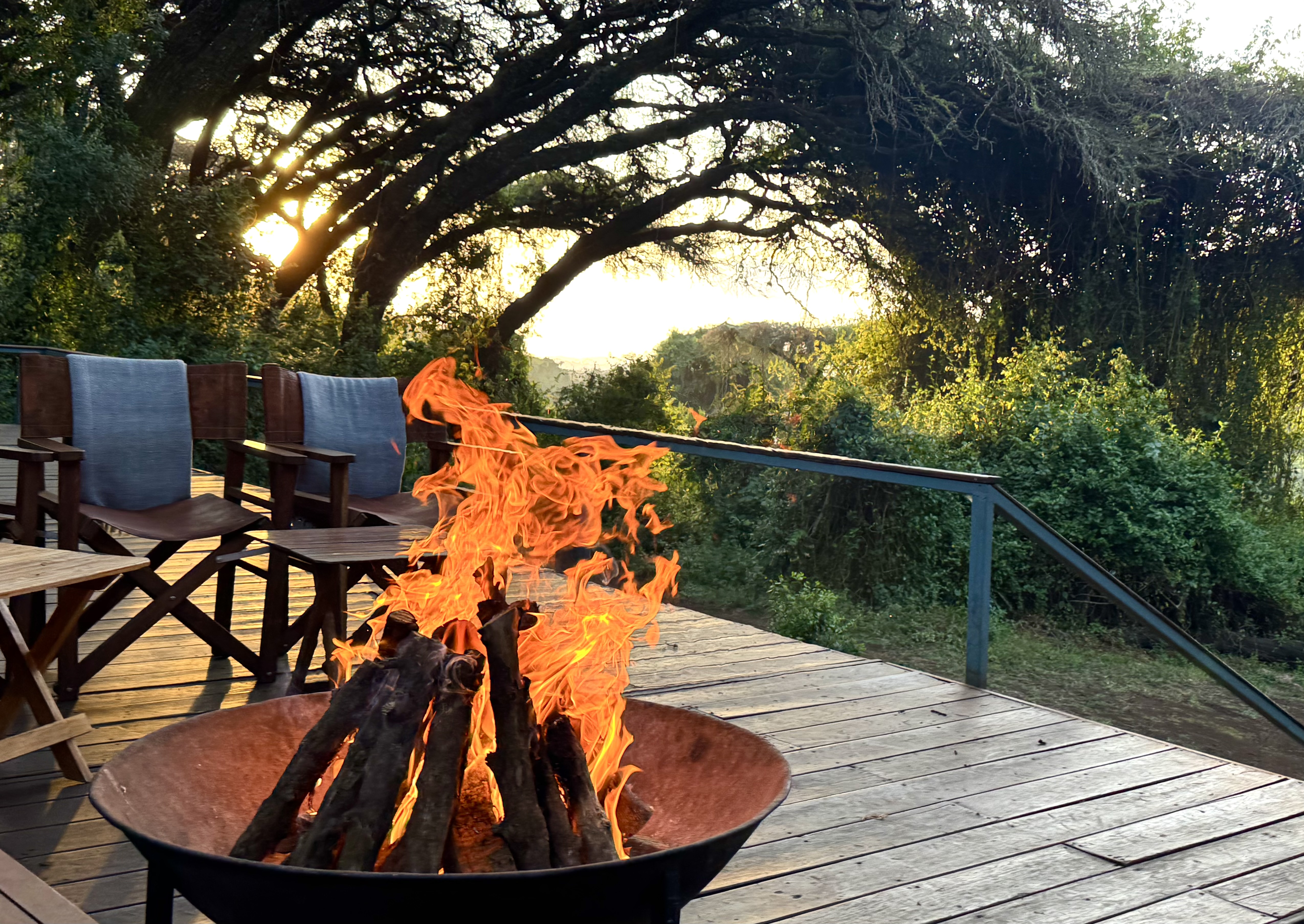 Sanctuary Ngorongoro campfire