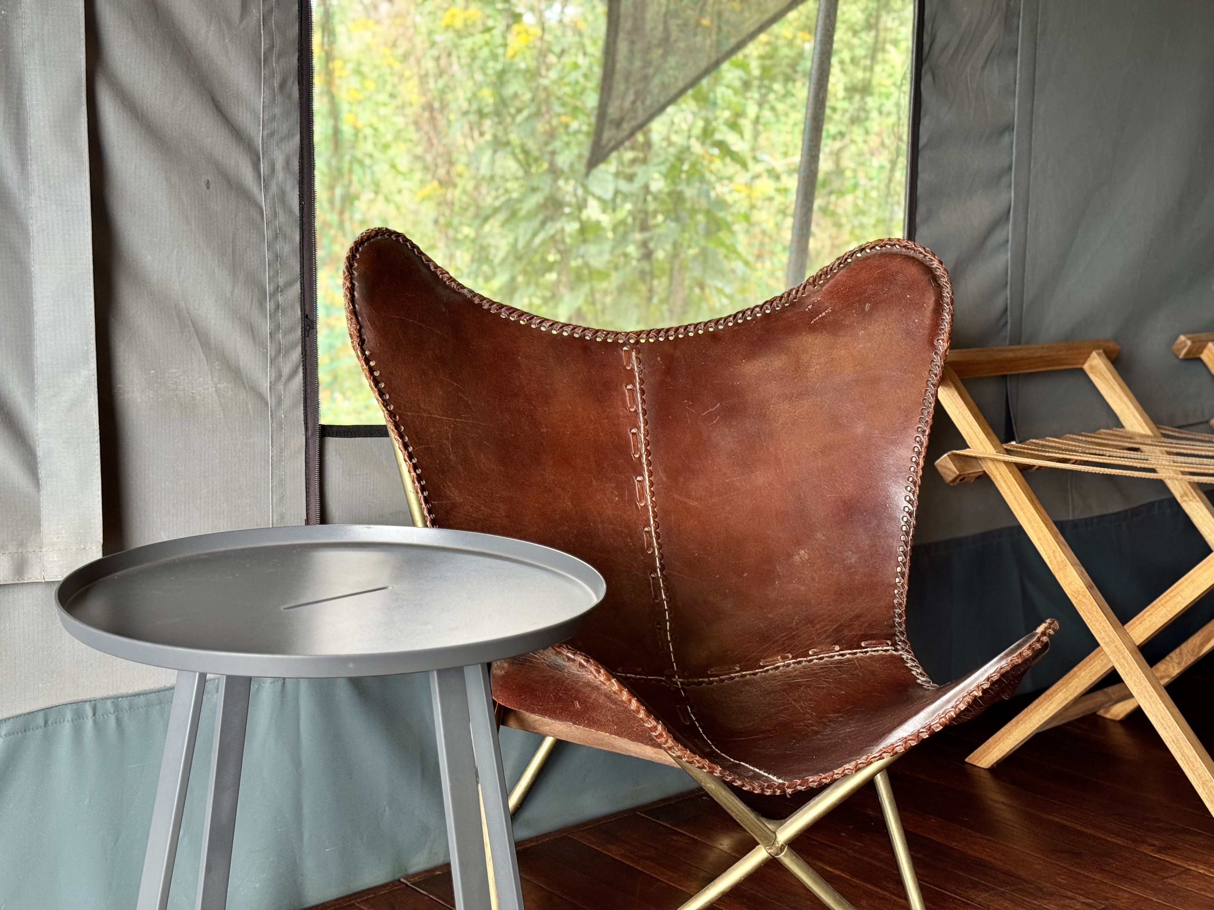Sancturary Ngorongoro Camp tent seating area