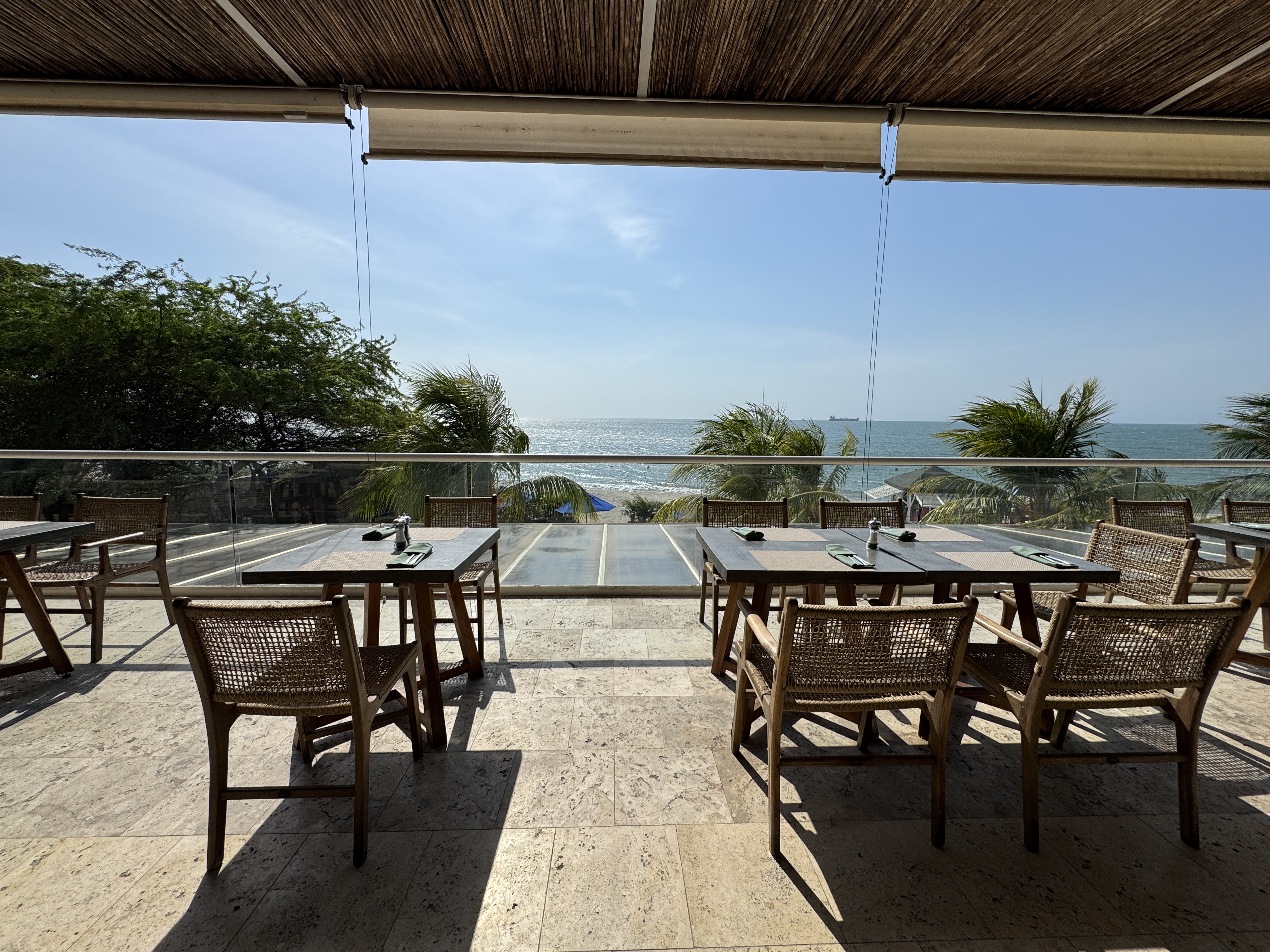 Santa Marta Marriott 1525 Terrace seating Santa Marta Marriott 1525 Terrace seating