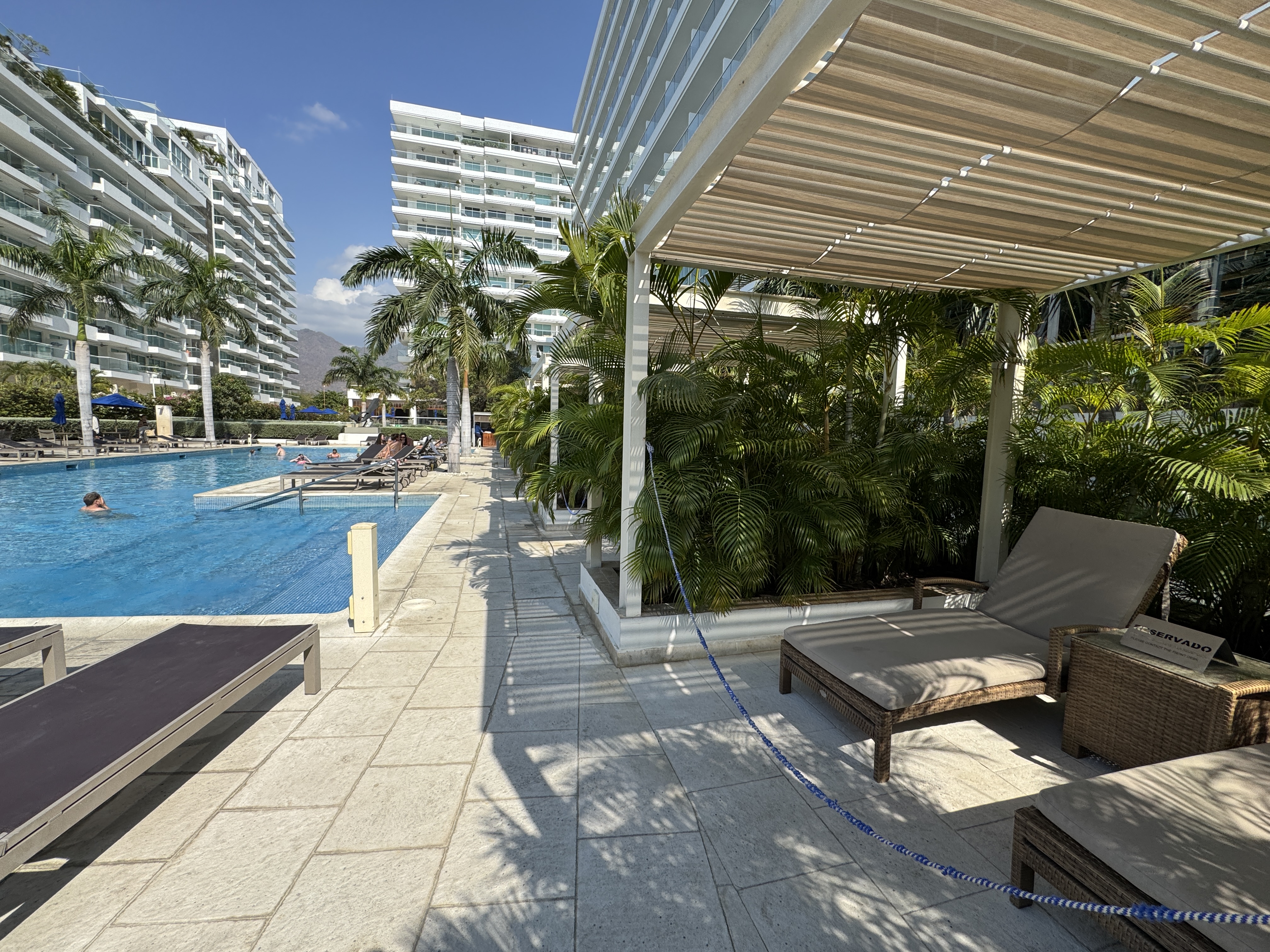 Santa Marta Marriott Pool Daybeds Deck Santa Marta Marriott Pool Daybeds Deck