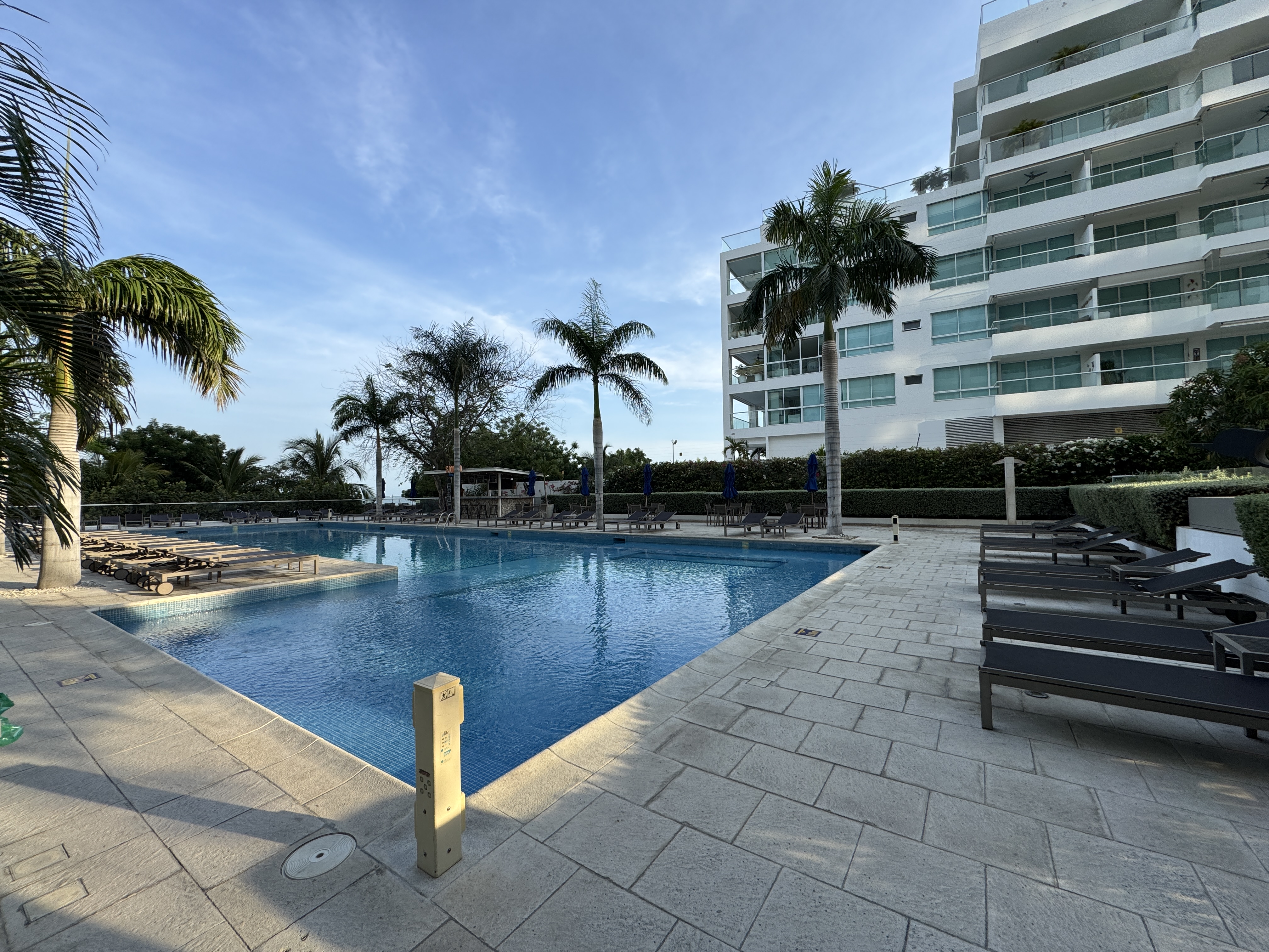 Santa Marta Marriott Pool View Morning Santa Marta Marriott Pool View Morning
