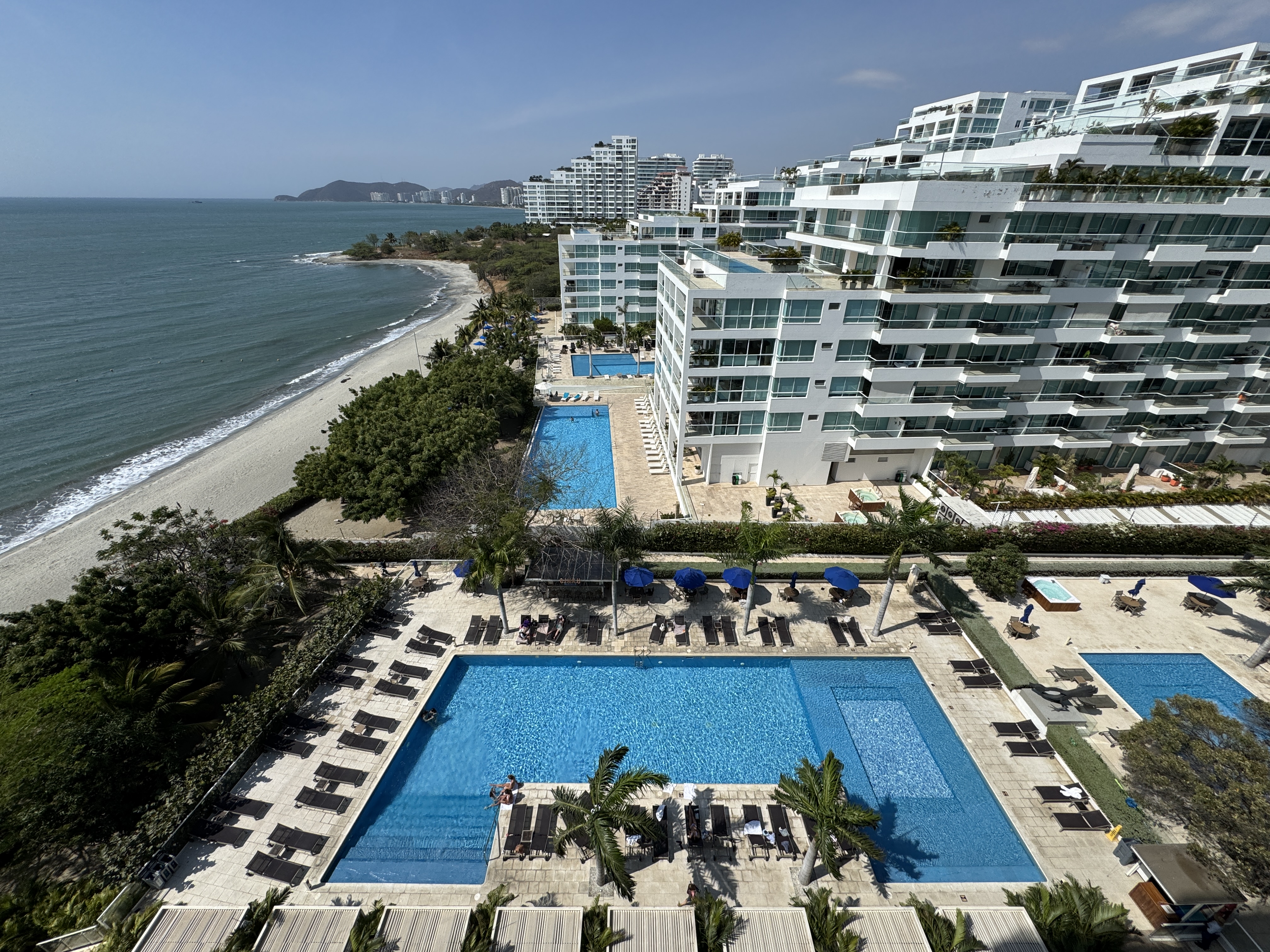 Santa Marta Marriott balcony view Santa Marta Marriott balcony view