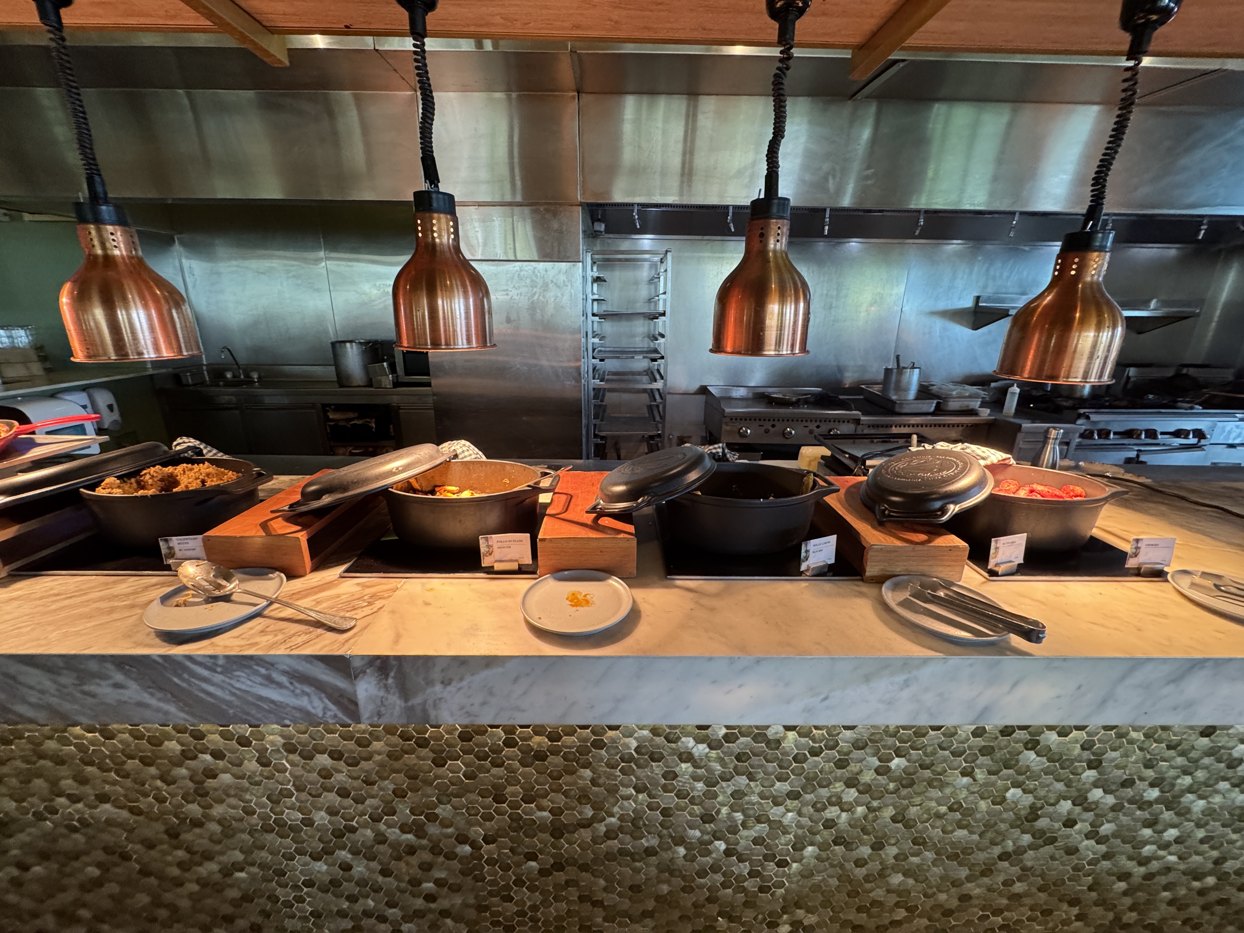 Santa Marta Marriott buffet hot food items Santa Marta Marriott buffet hot food items