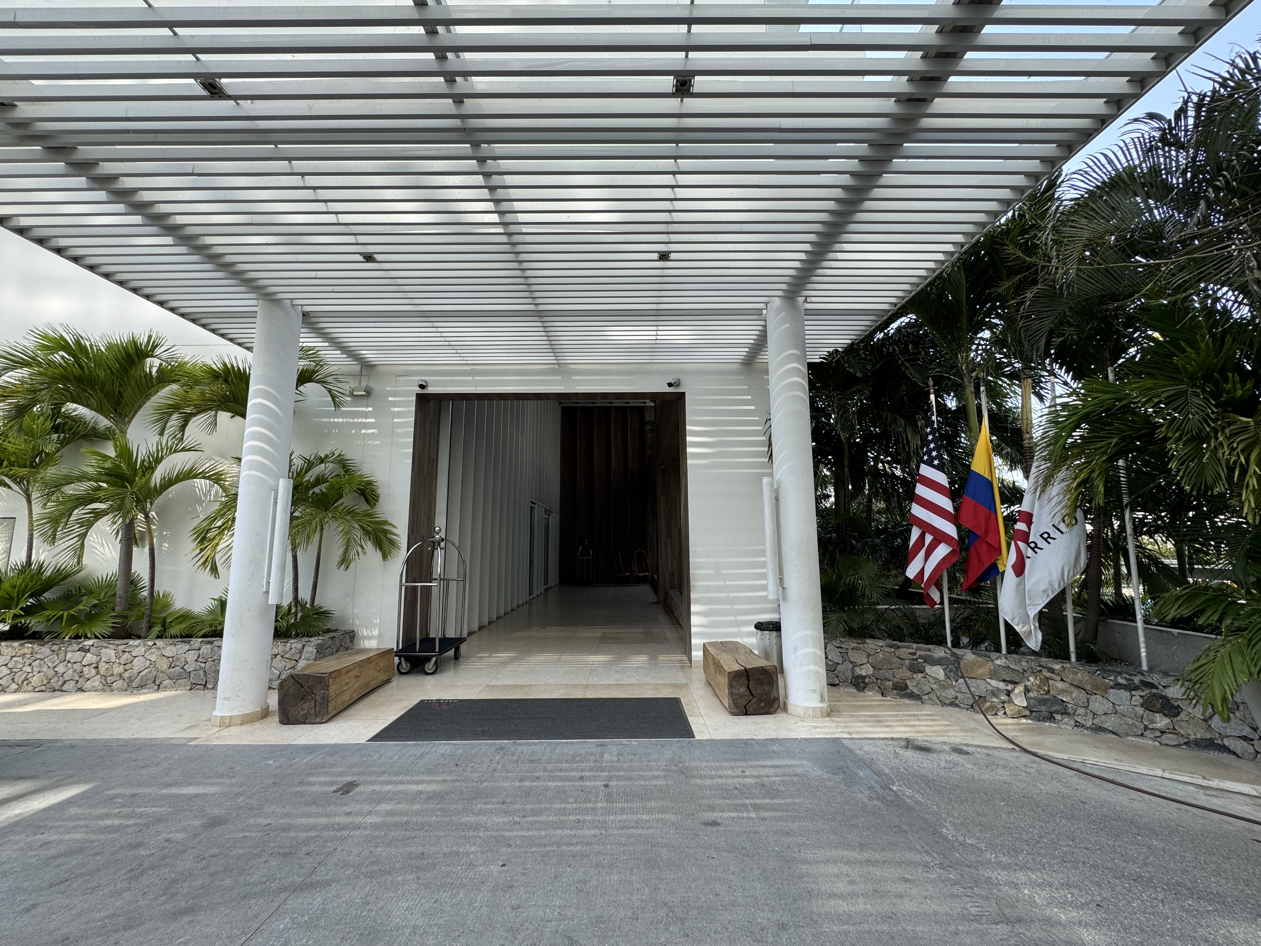 Santa Marta Marriott exterior entrance Santa Marta Marriott exterior entrance