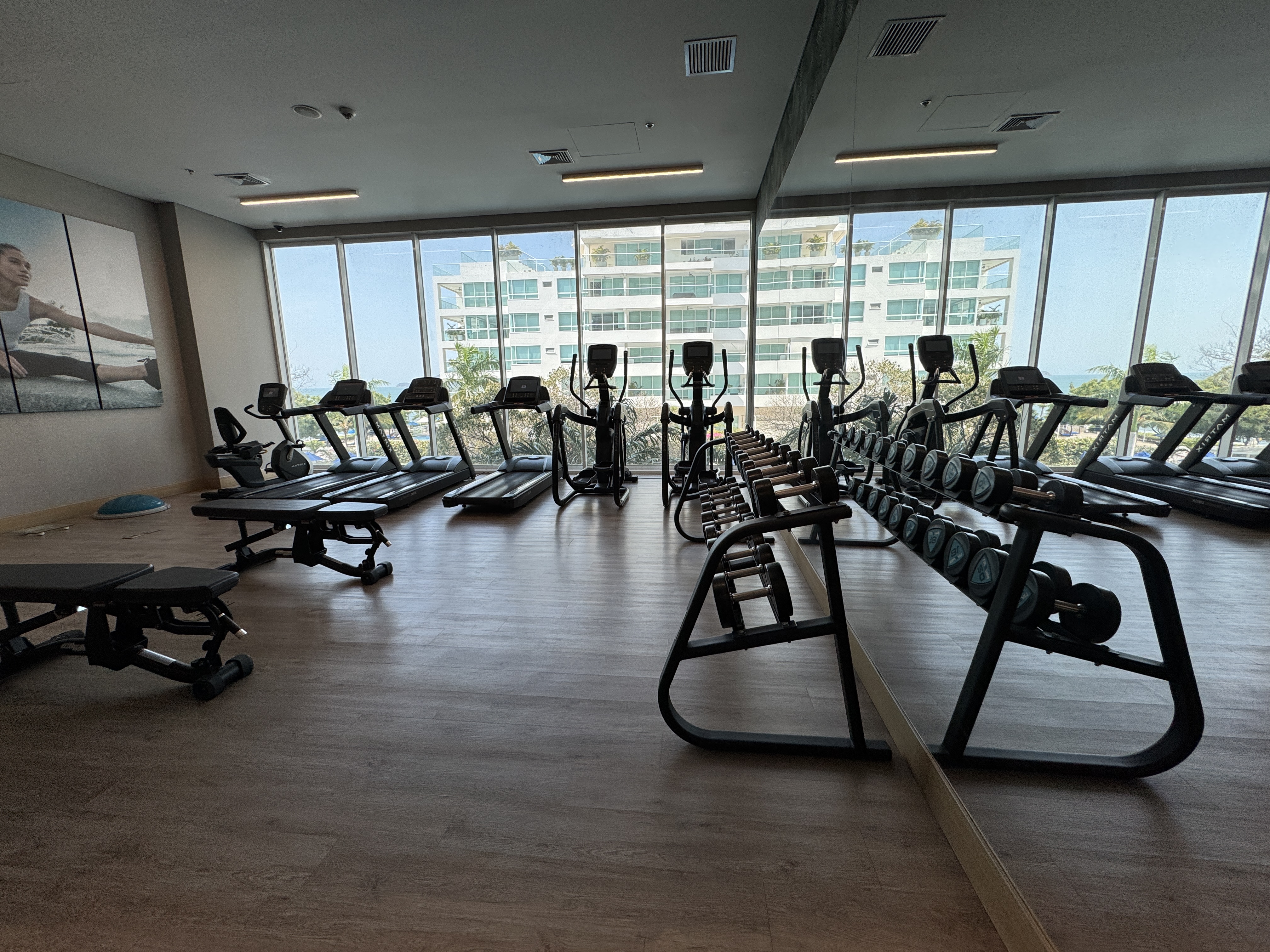 Santa Marta Marriott treadmills and weights Santa Marta Marriott treadmills and weights