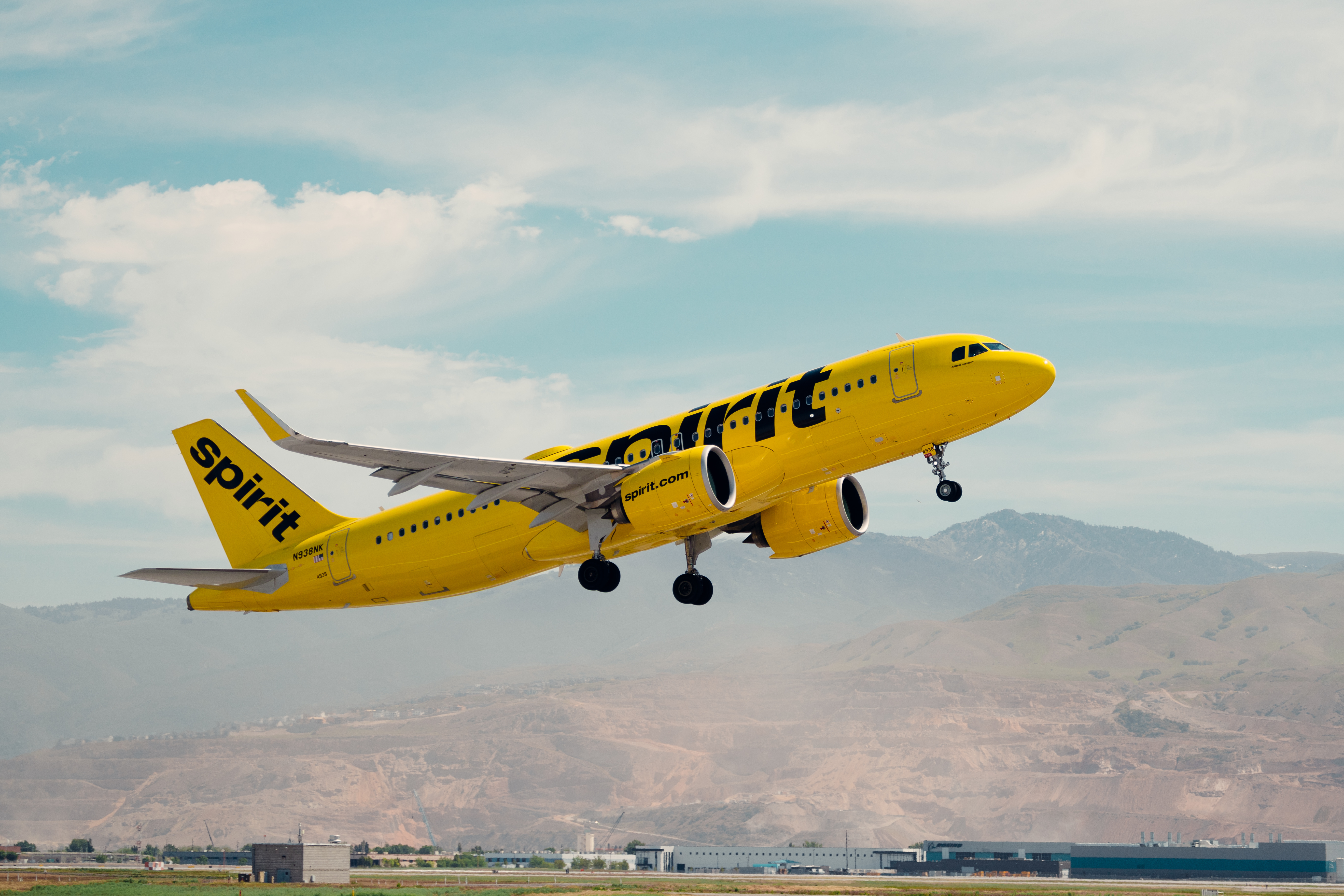 Spirit A320neo Takeoff Spirit A320neo Takeoff