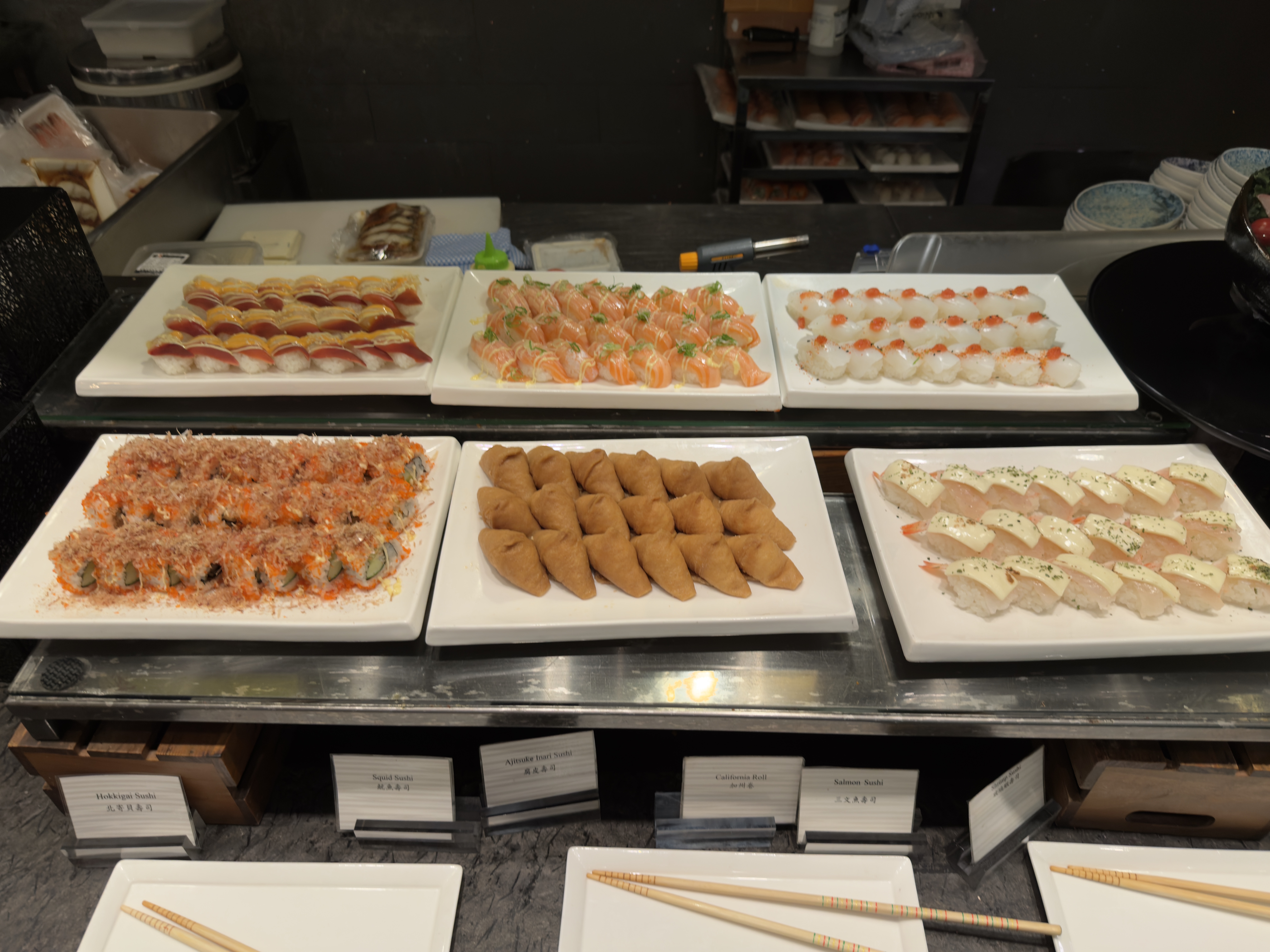 The Mira Hong Kong Yamm lunch buffet sushi