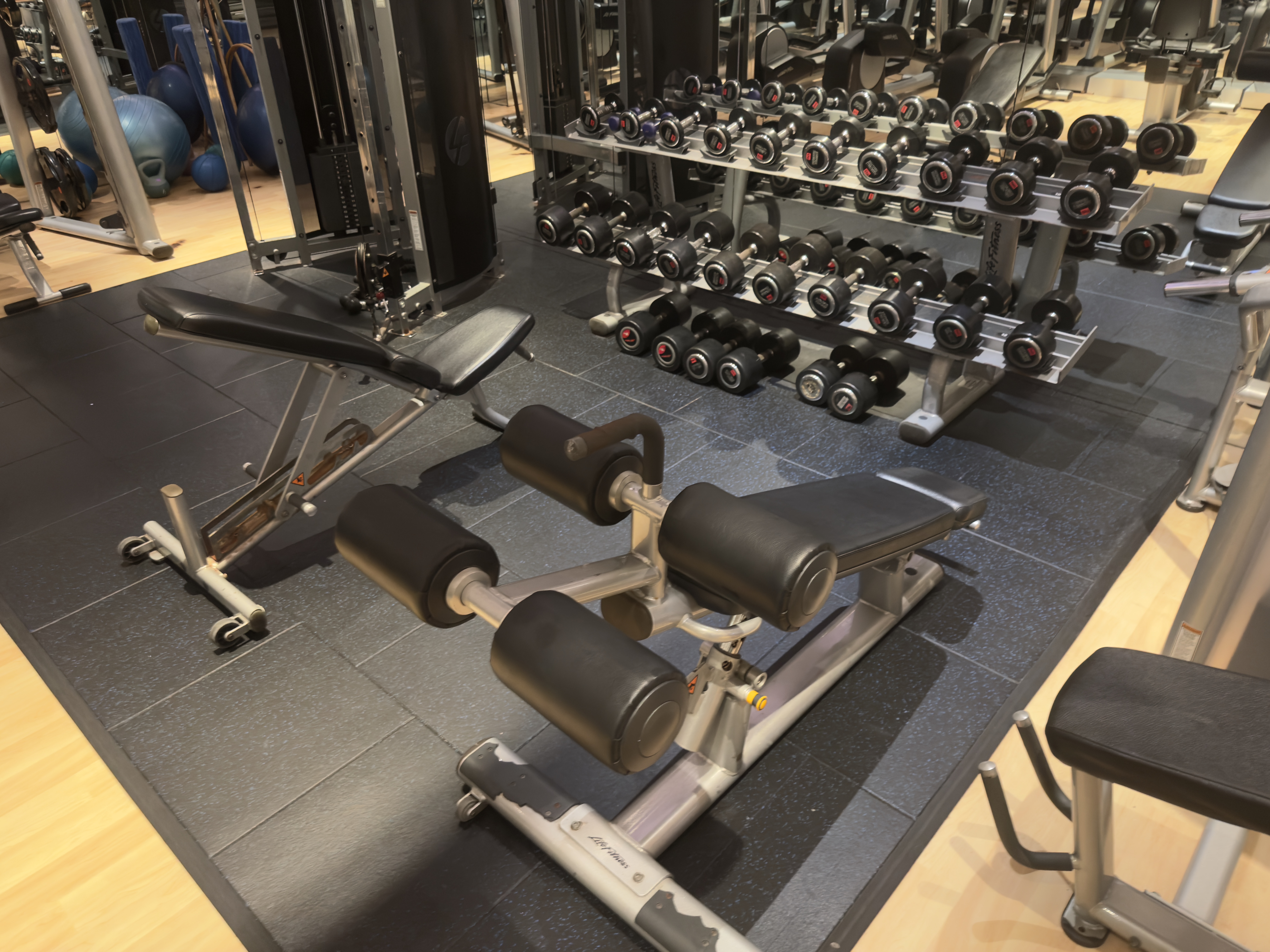 The Mira Hong Kong free weights