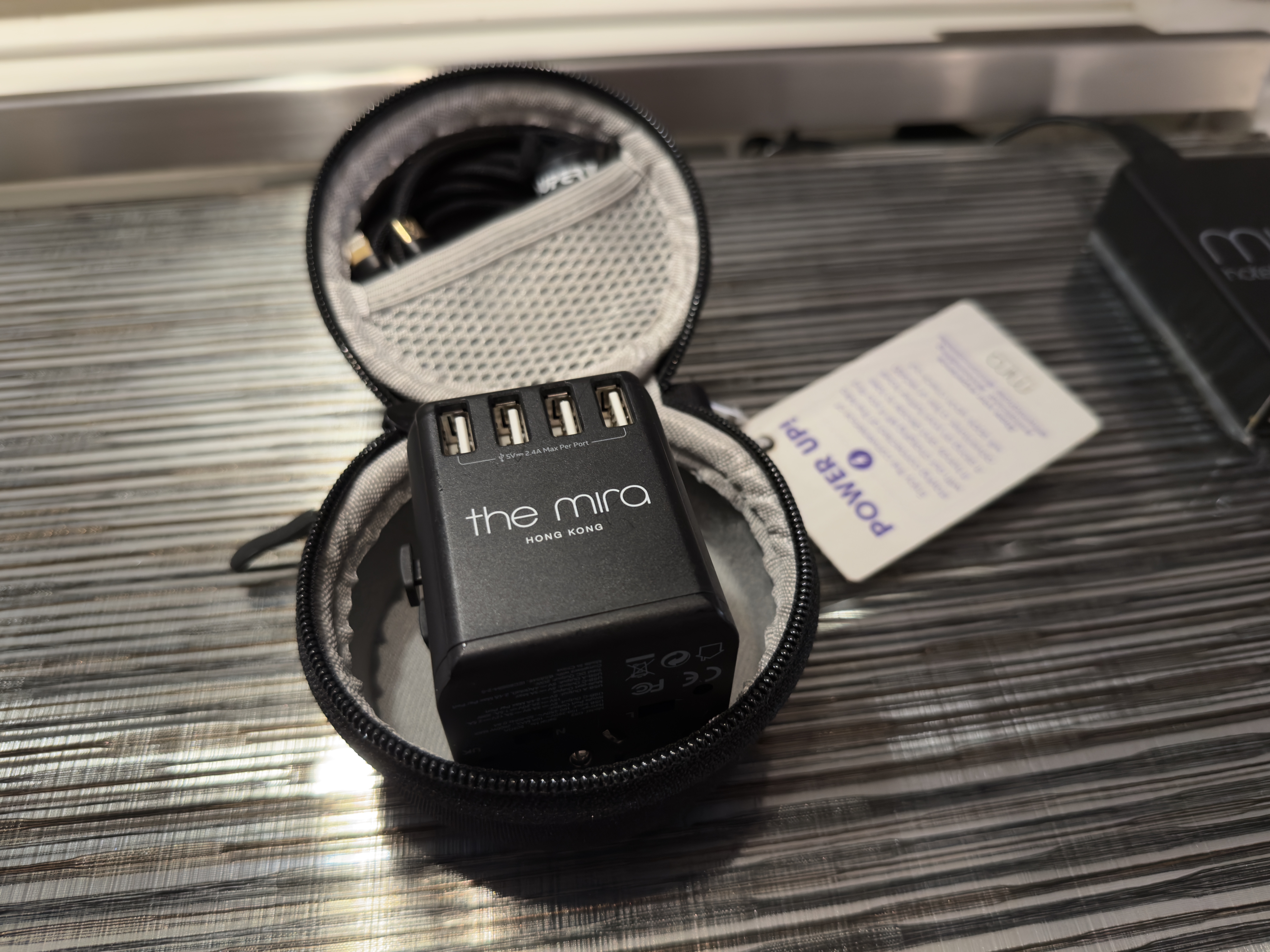 The Mira Hong Kong travel adapter
