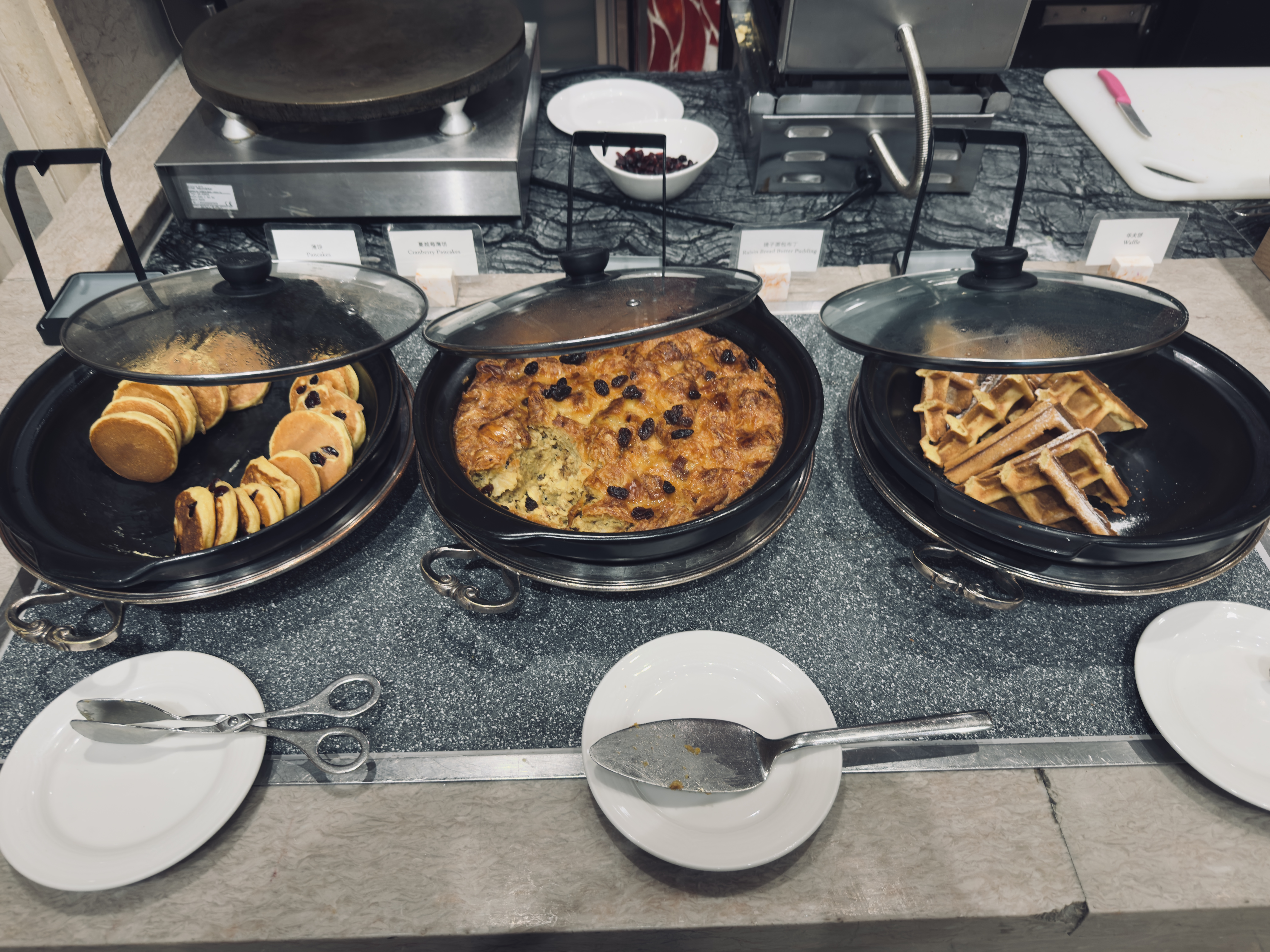 The St. Regis Beijing breakfast toast and pancake