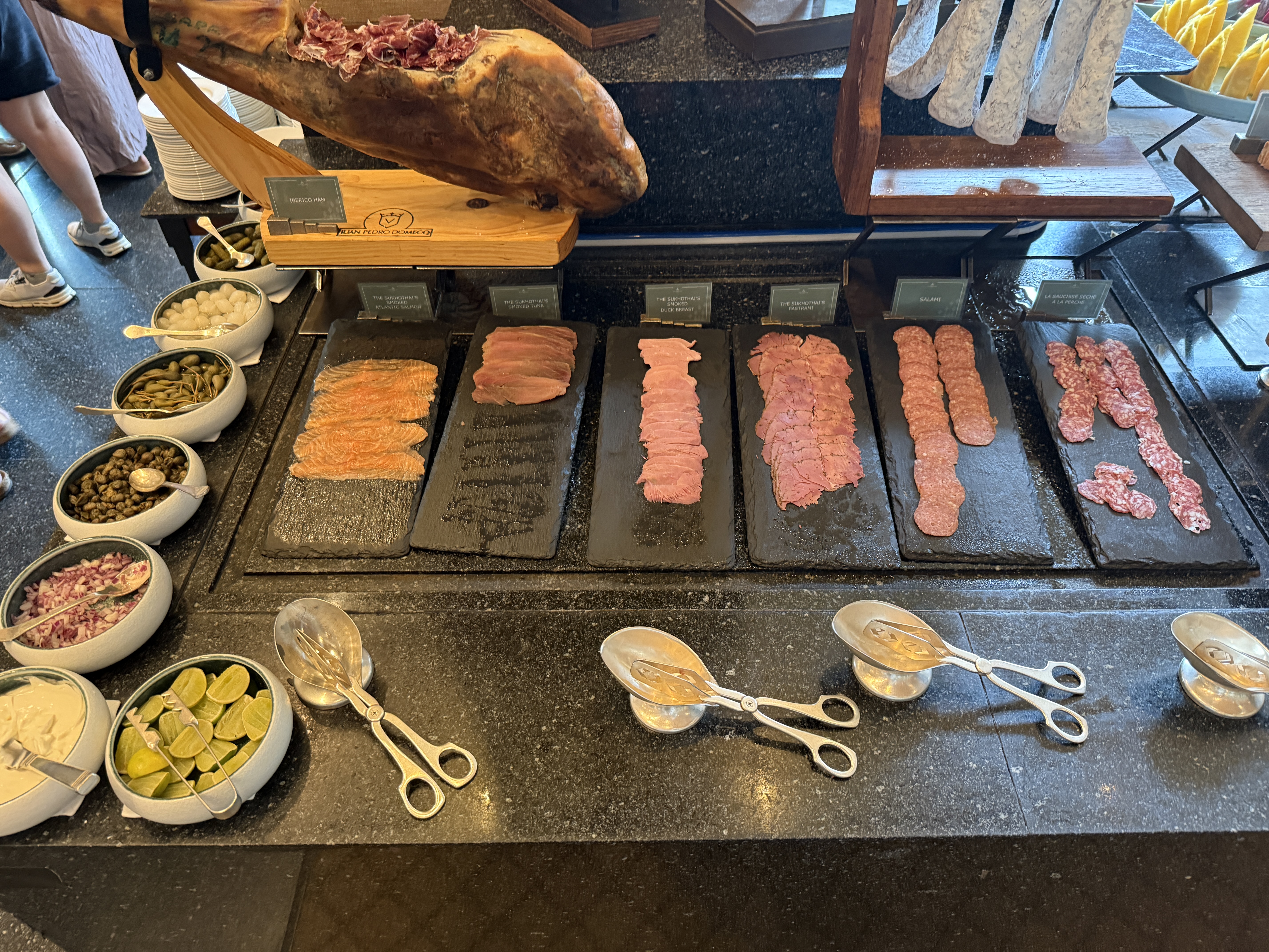 The Sukhothai Bangkok breakfast cold cuts