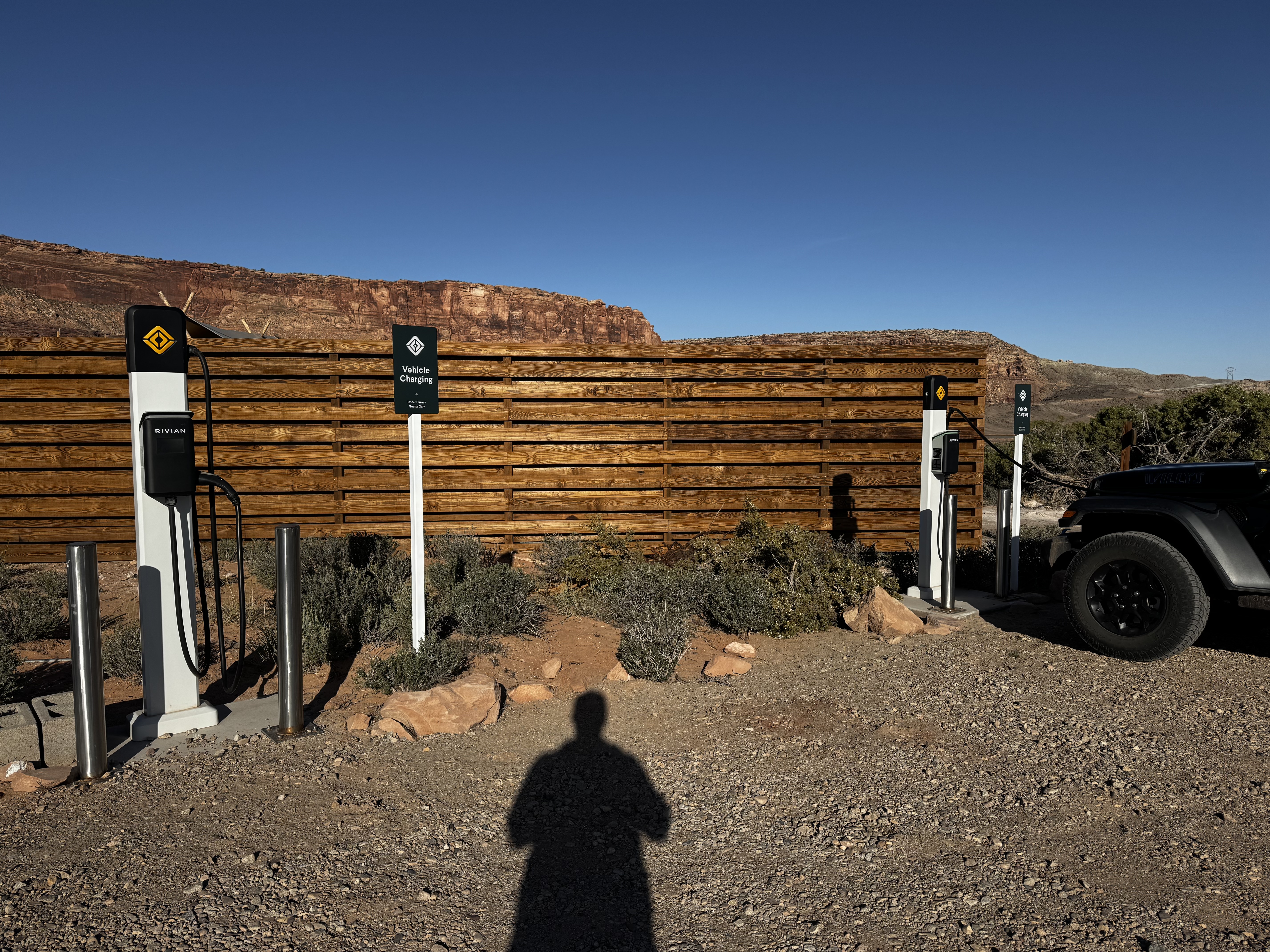 Under Canvas Moab EV charging